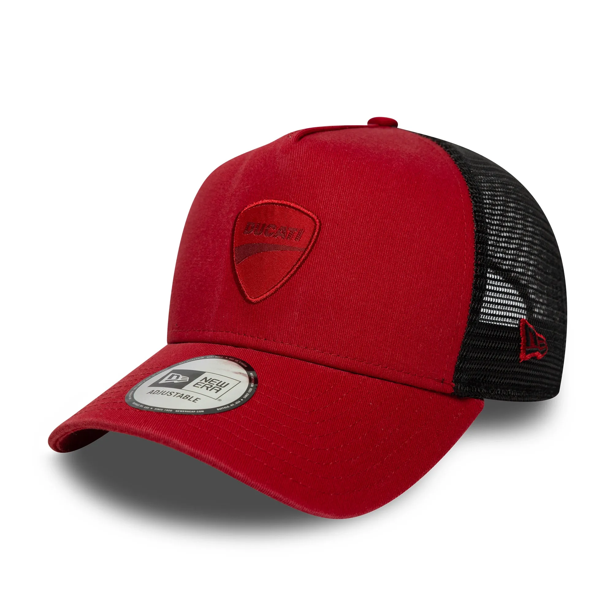 Ducati Motor Logo Dark Red 9FORTY E-Frame Trucker Cap New Era Cap adult unisex