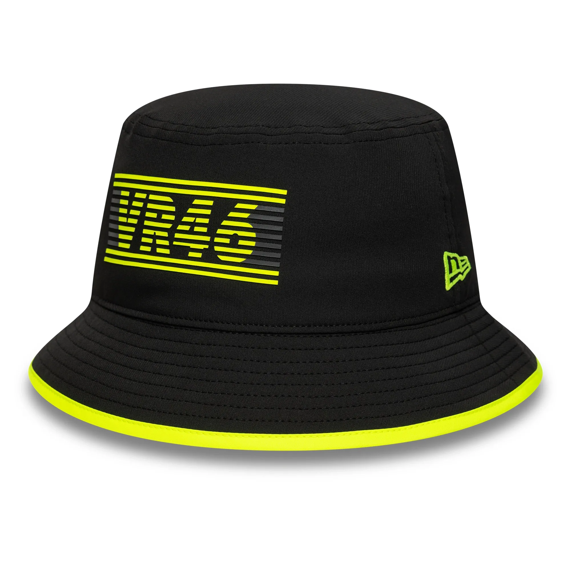 VR46 Recycled Black Bucket Hat New Era Cap adult unisex