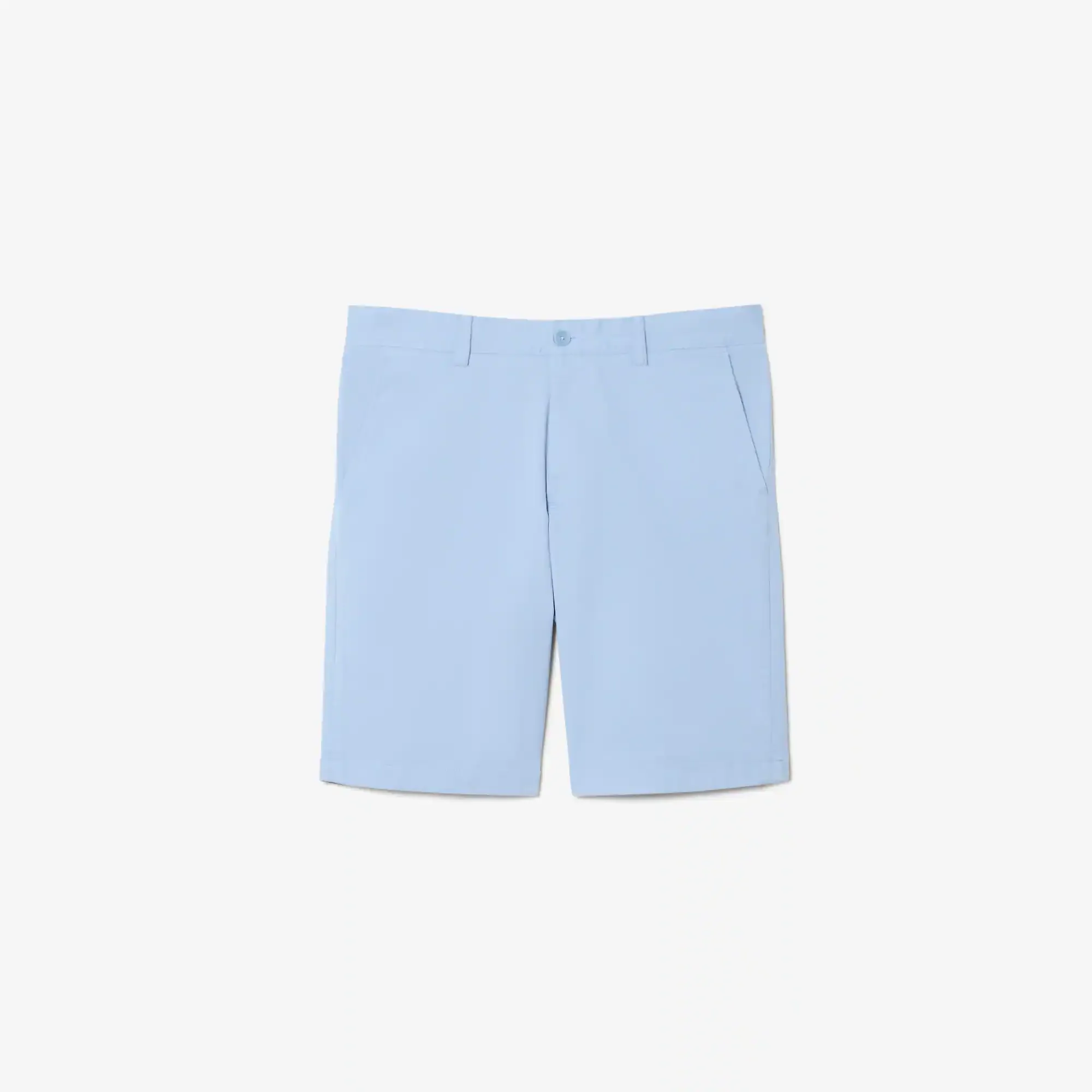 Lacoste Stretch Twill Chino Shorts - Light Blue