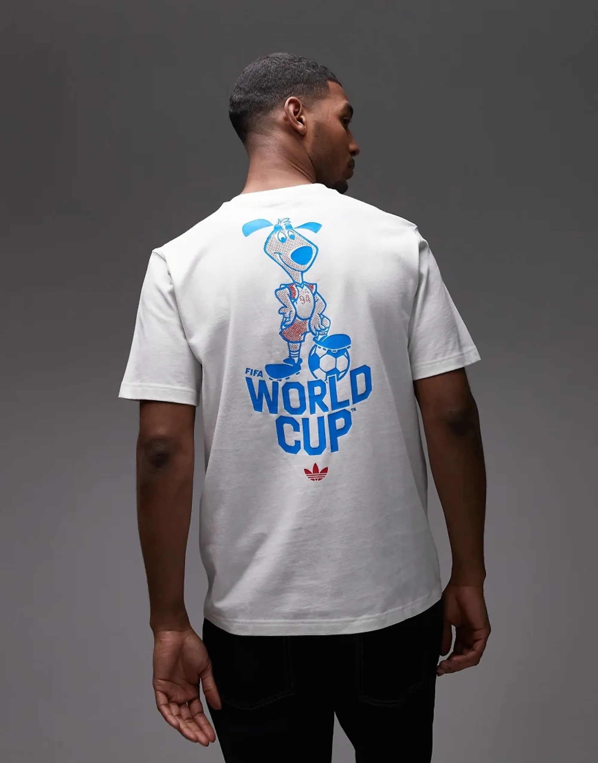 Adidas Performance Fifa World Cup 26 Striker Mascot T-Shirt In Cloud White