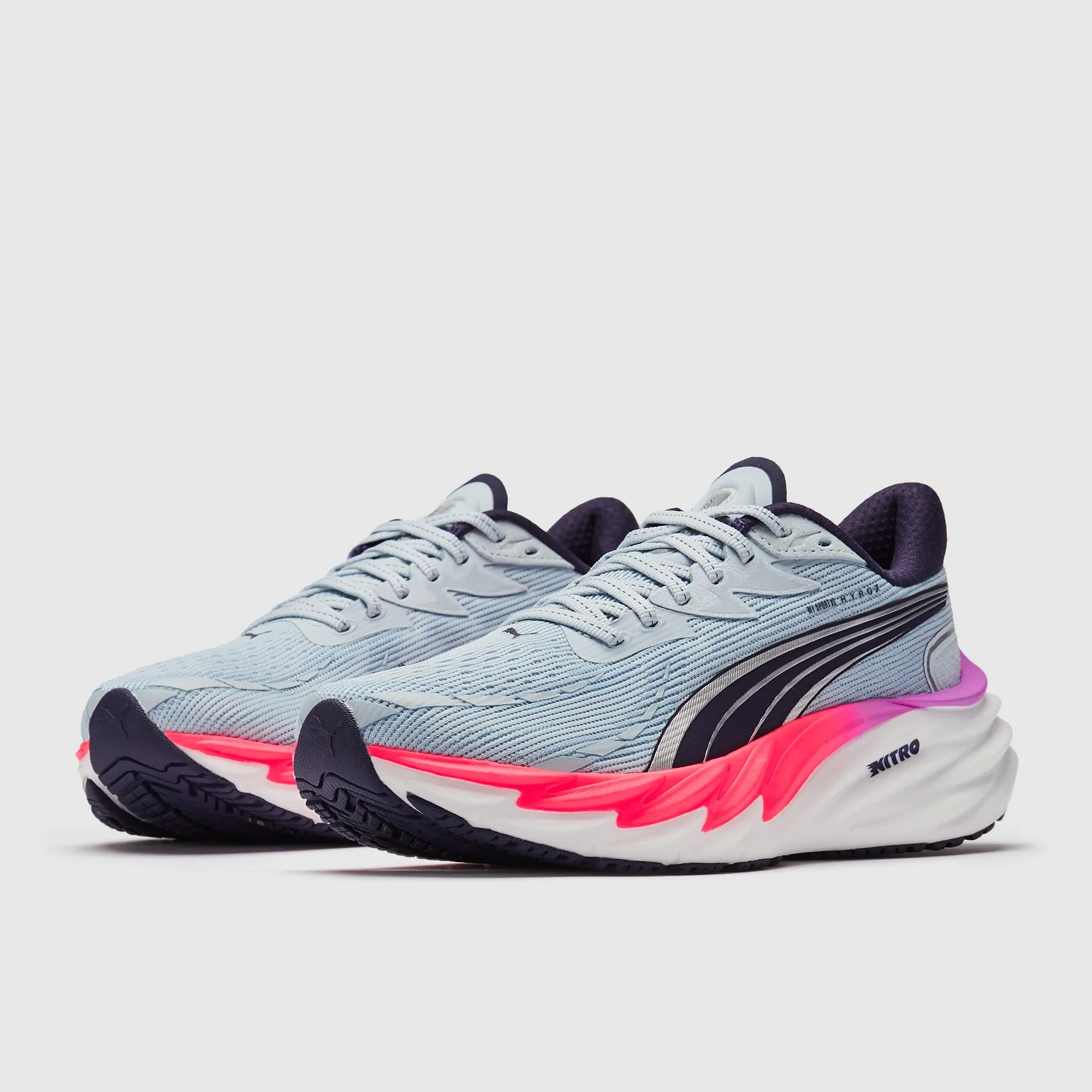 Puma Womens Velocity Nitro 4 PUMA x HYROX Lucite Pure Pink Deep Plum