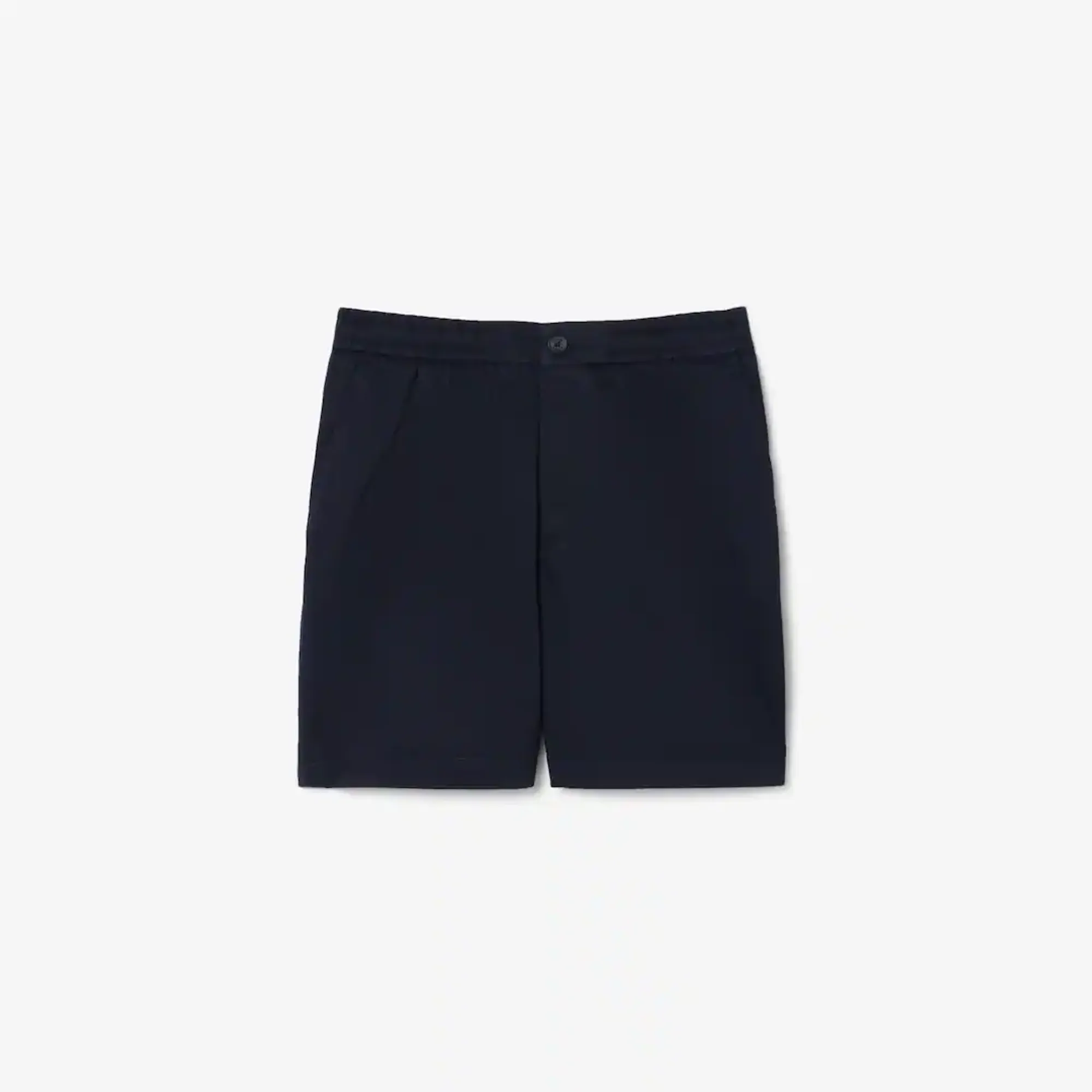 Lacoste Regular Fit Stretch Cotton Shorts - Navy Blue