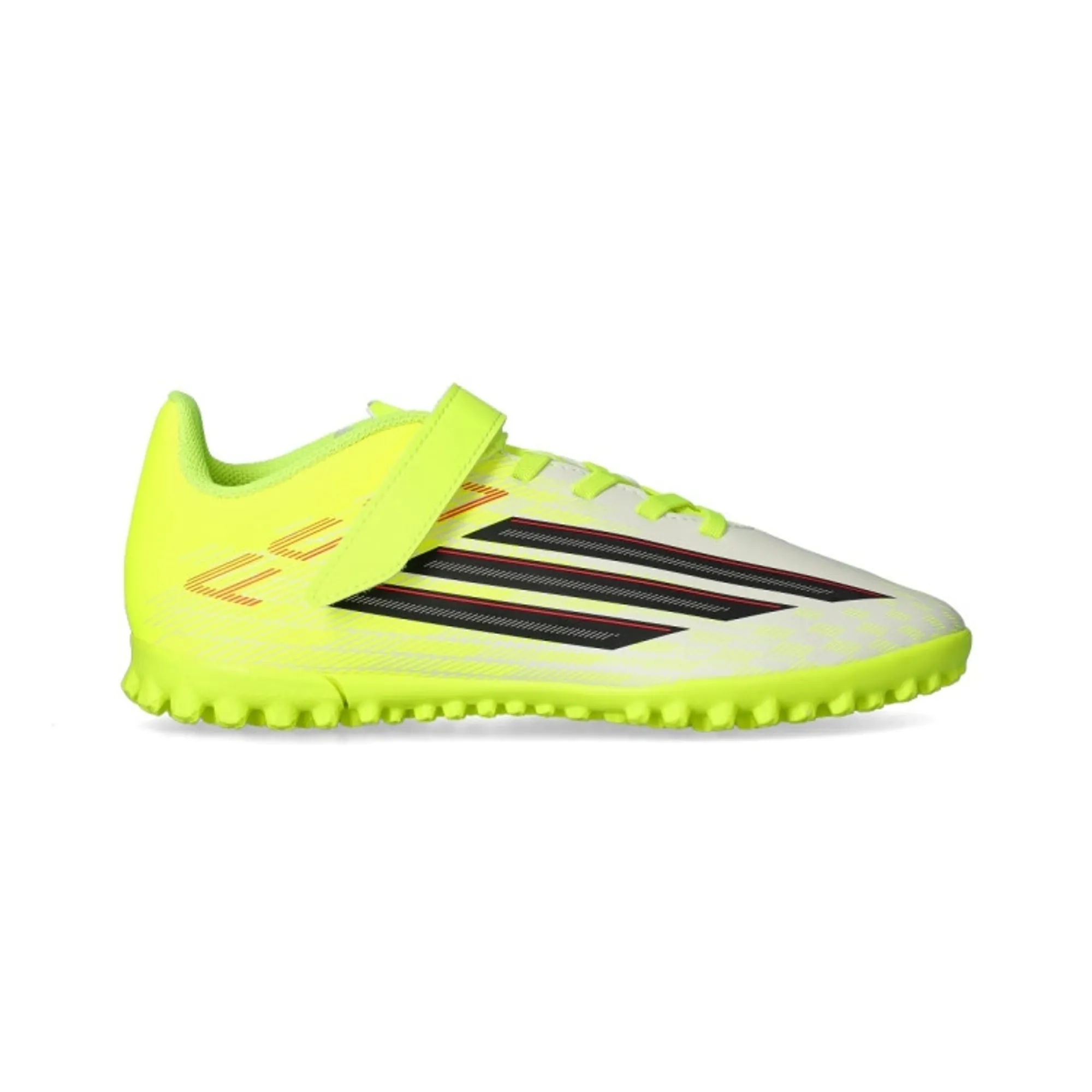 Adidas F50 Club Velcro Tf Born For Goals - Solar Yellow/Core Black/Lucid Red Kids - ['Yellow']