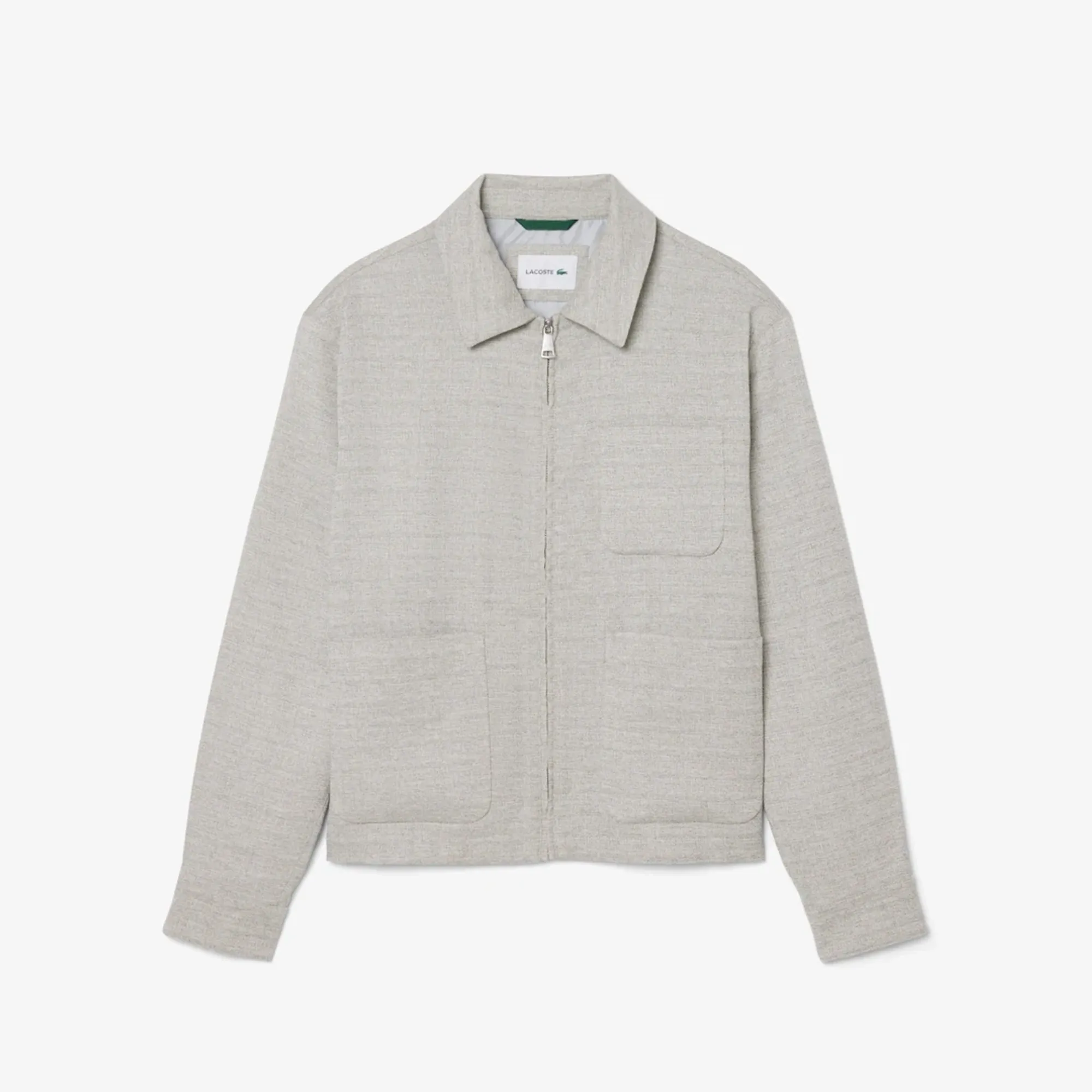 Lacoste Short Textured Jacket - Grey