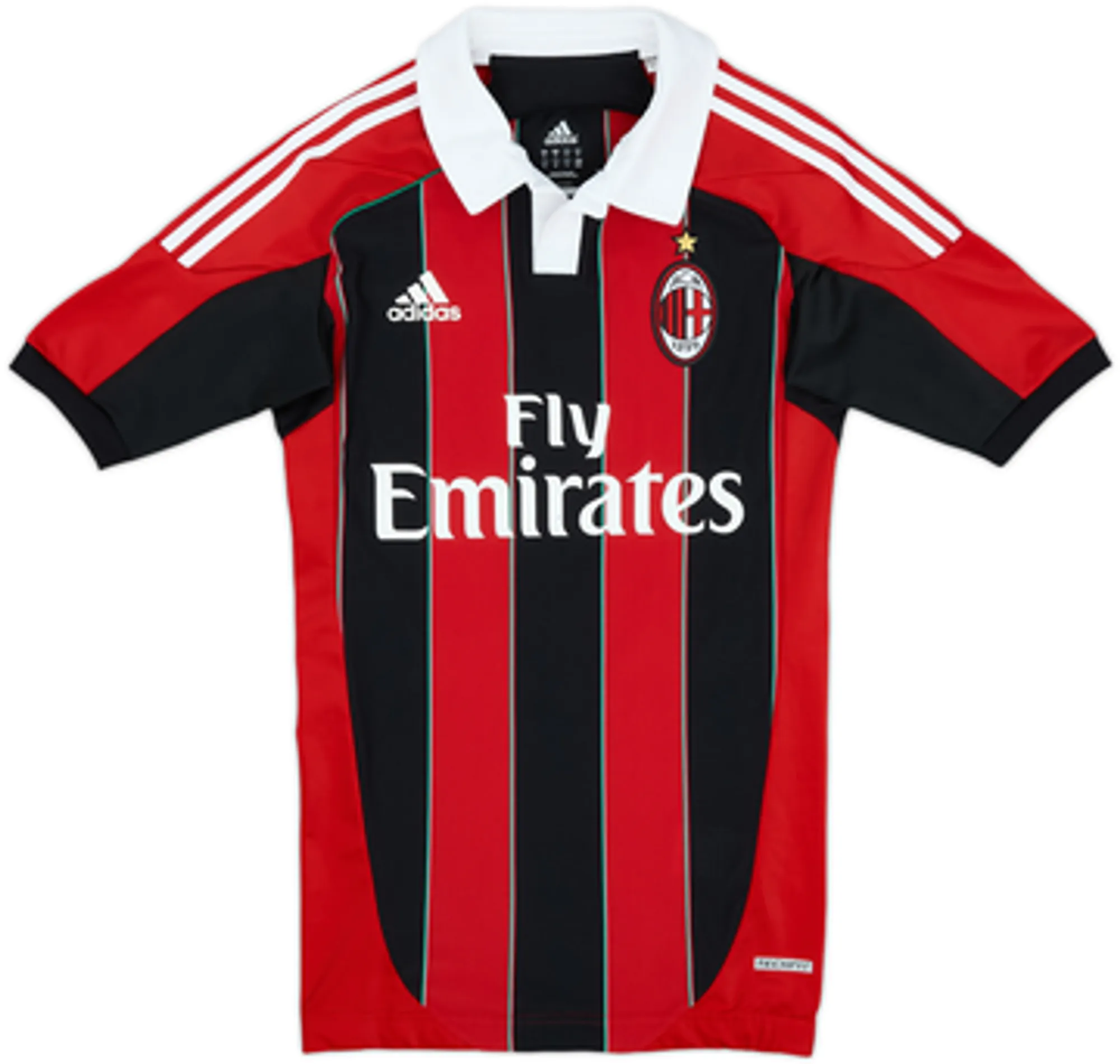 2012-13 AC Milan TechFit Player Issue Home Shirt Prince #27 - 6/10 - (M)
