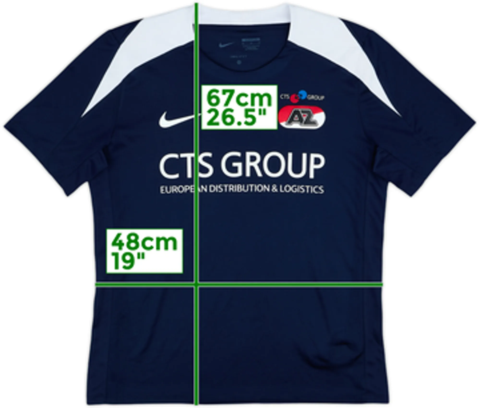 2024-25 AZ Alkmaar Nike Training Shirt - 8/10 - (M)