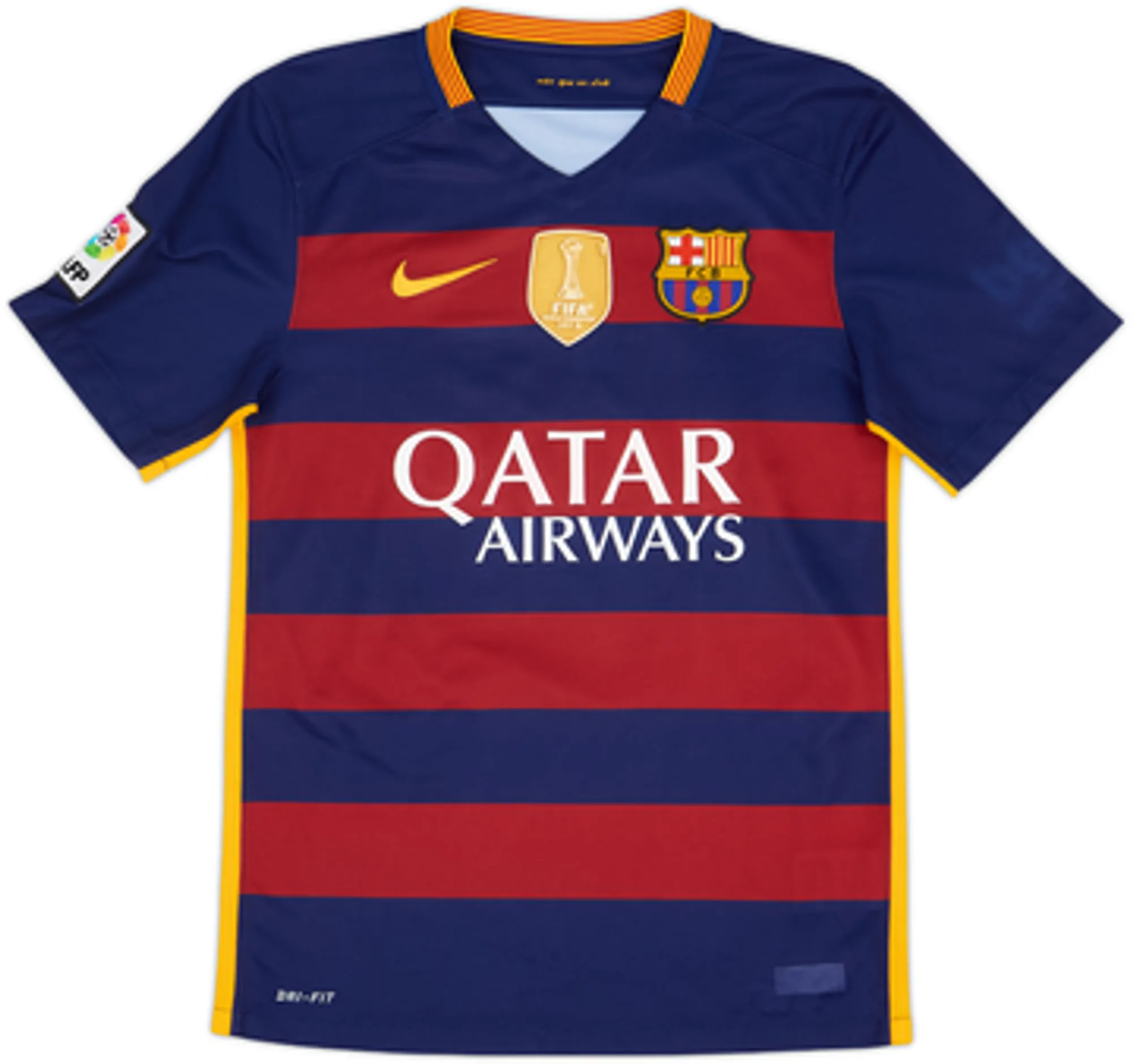 2015-16 Barcelona Home Shirt Messi #10 - 5/10 - (M.Boys)