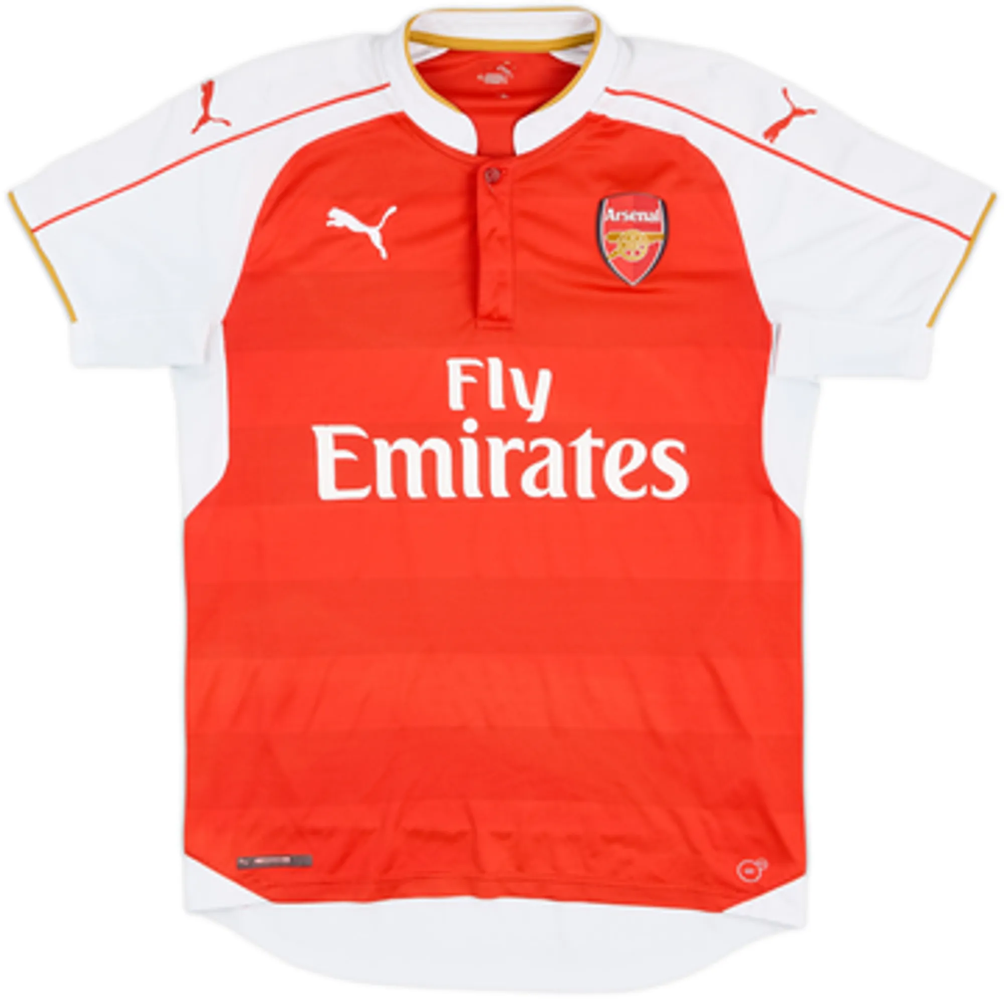 2015-16 Arsenal Home Shirt Arteta #8 - 6/10 - (L)
