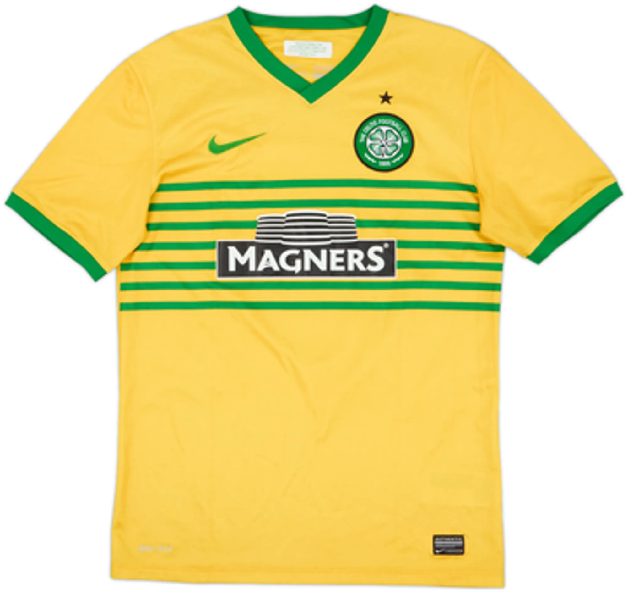 2013-14 Celtic Away Shirt Virgil #5 - 8/10 - (L)