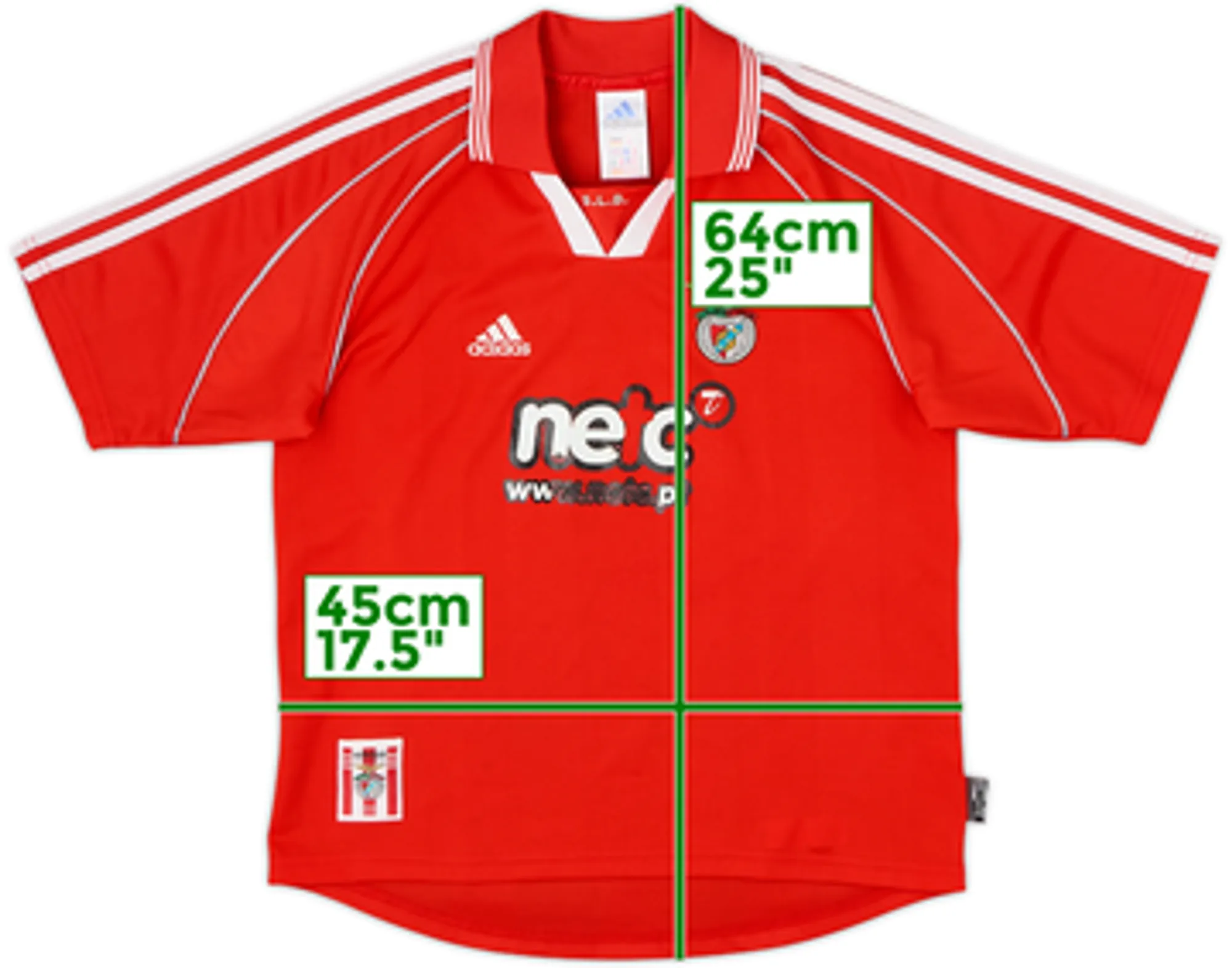2000-01 Benfica Home Shirt - 5/10 - (L.Boys)