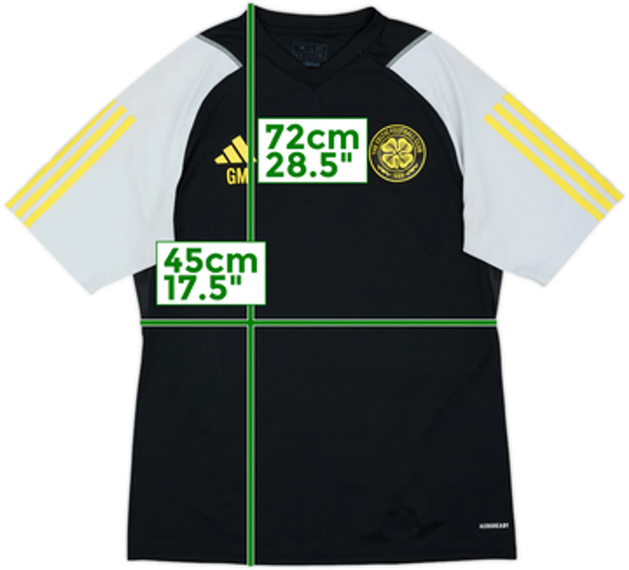 2023-24 Celtic Staff Issue adidas Training Shirt GM - 9/10 - (M)