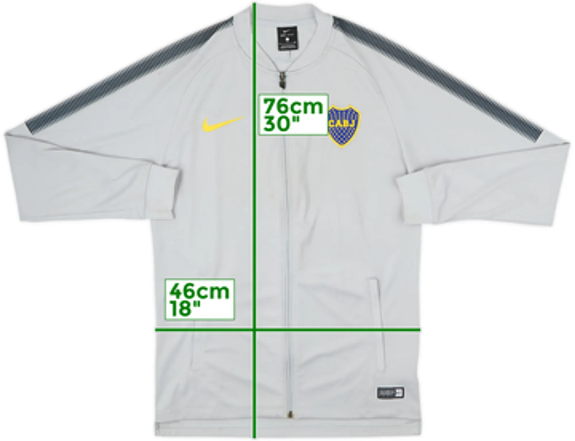 2018-19 Boca Juniors Nike Track Jacket - 7/10 - (S)
