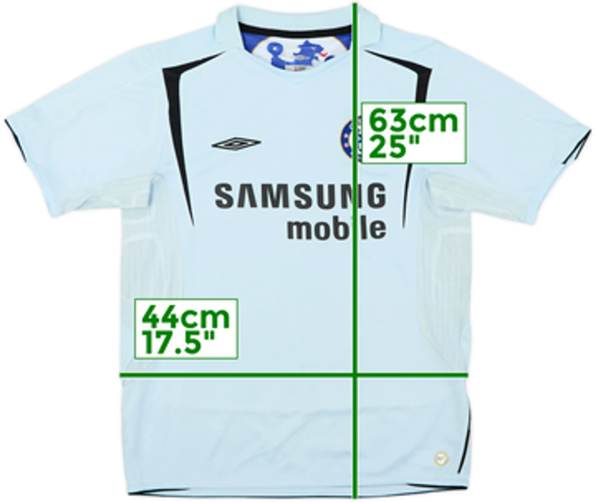 2005-06 Chelsea Away Shirt - 9/10 - (L.Boys)