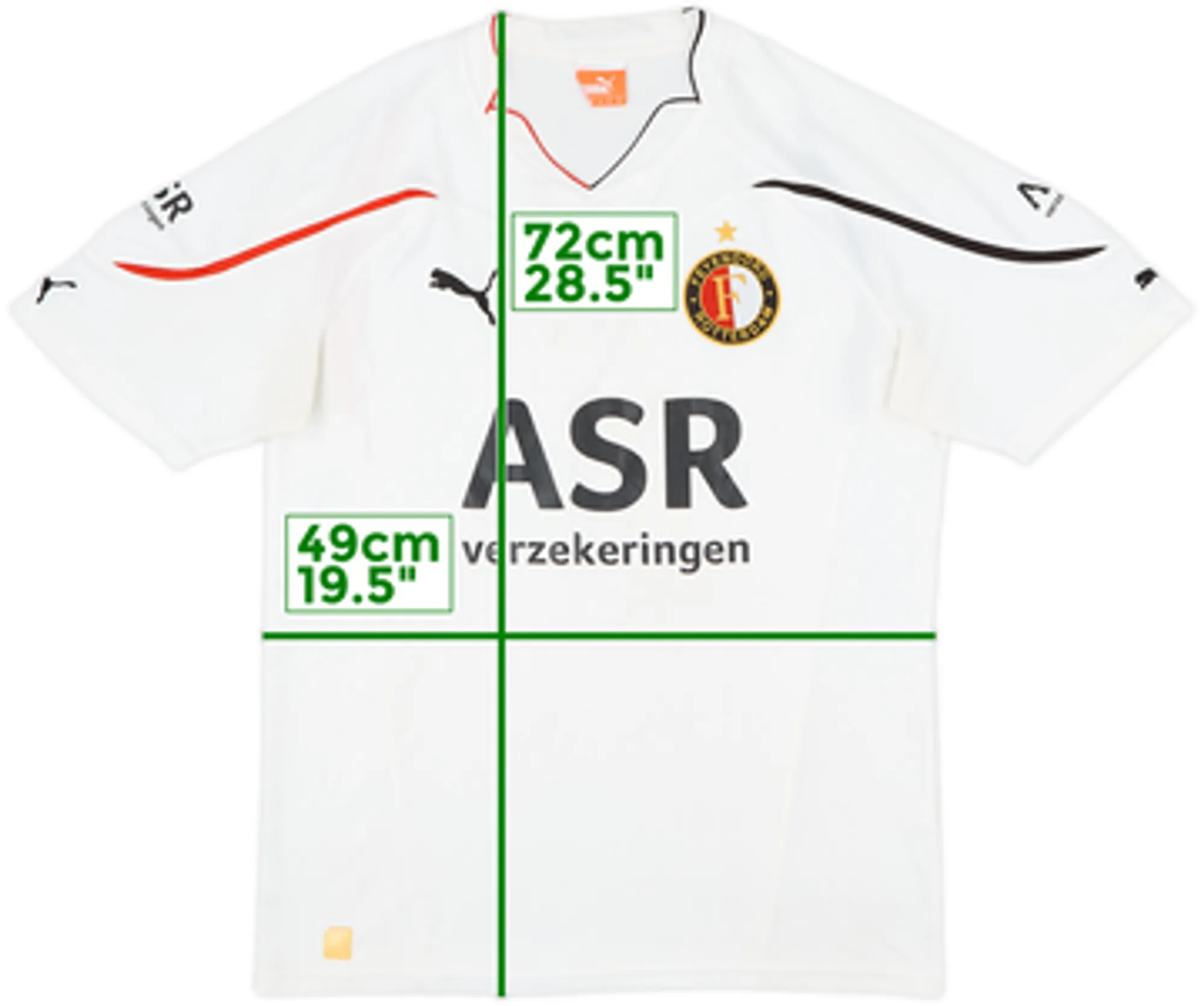 2010-11 Feyenoord Away Shirt - 6/10 - (M)