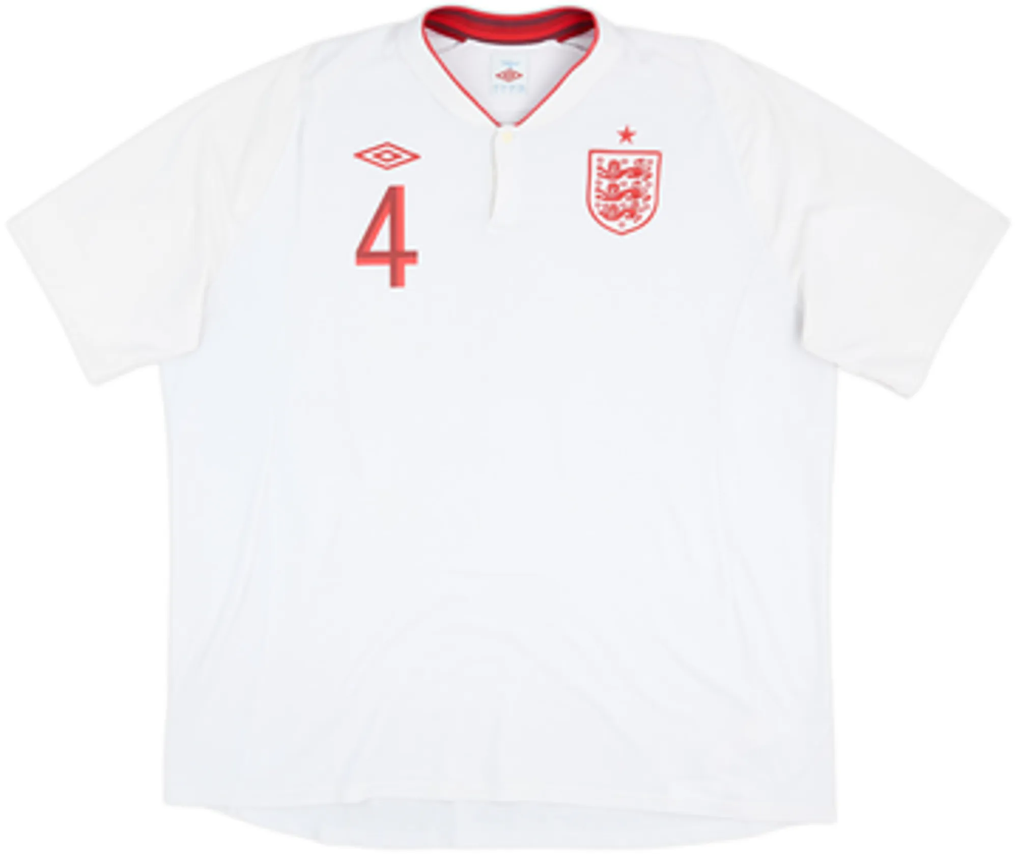 2012-13 England Home Shirt Gerrard #4 - 9/10 - (3XL)