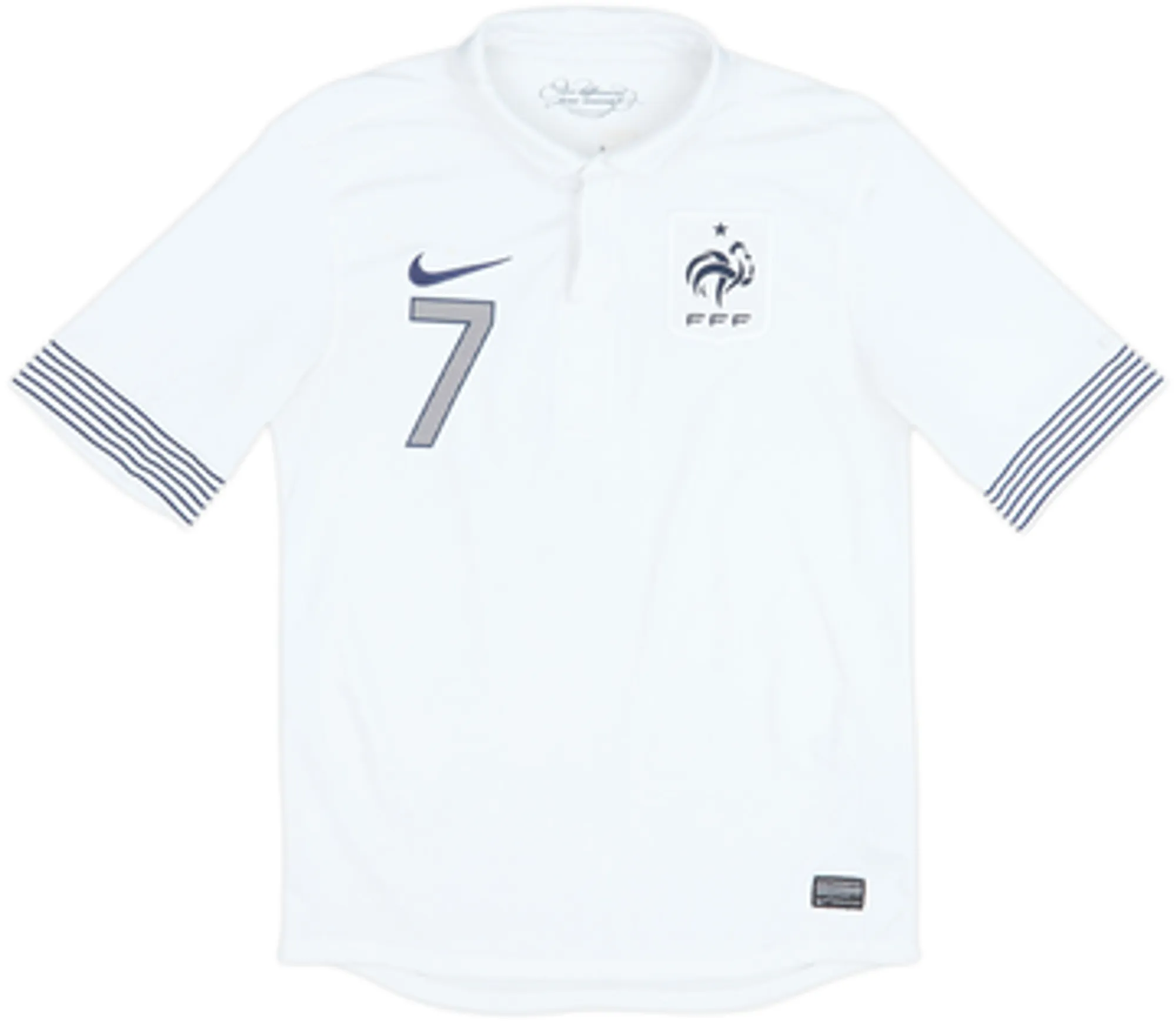 2012-13 France Away Shirt Ribery #7 - 6/10 - (M)