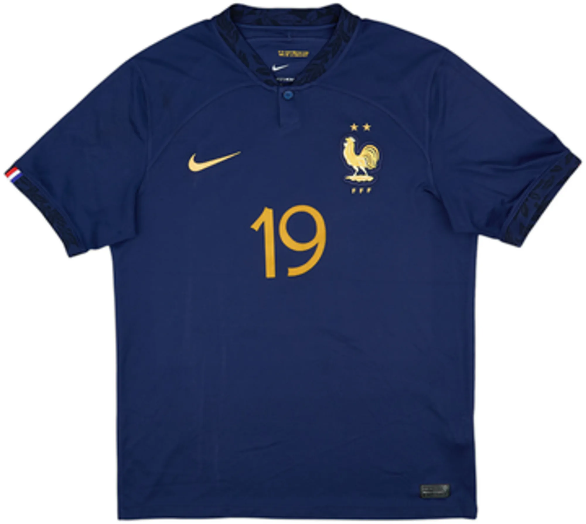 2022-23 France Home Shirt Benzema #19 - 8/10 - (S)