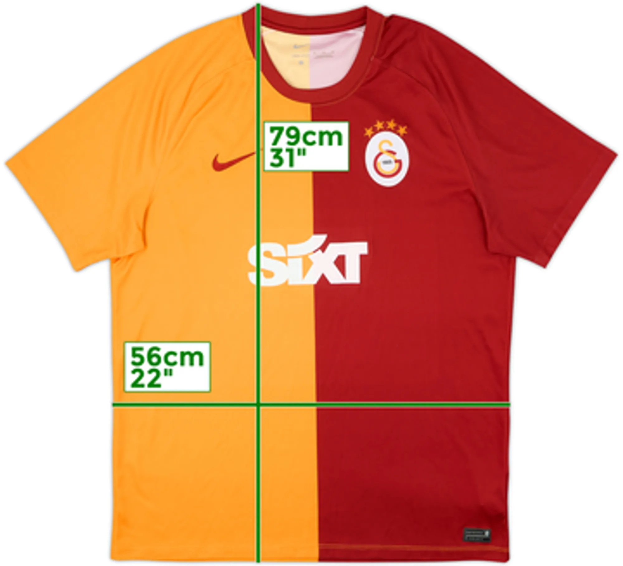 2023-24 Galatasaray Home Shirt - 10/10 - (XL)