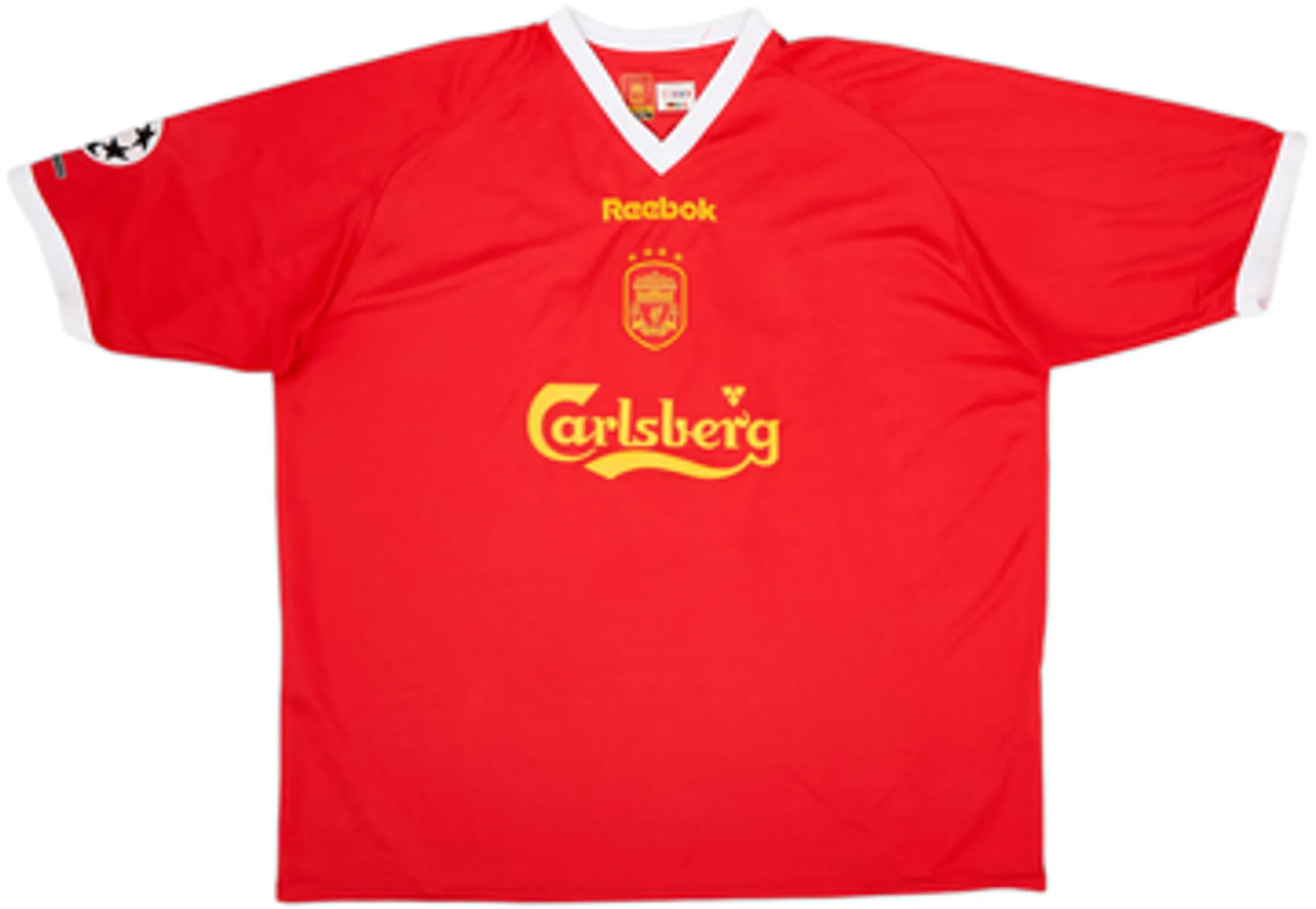 2001-03 Liverpool CL Shirt Gerrard #17 - 8/10 - (L)
