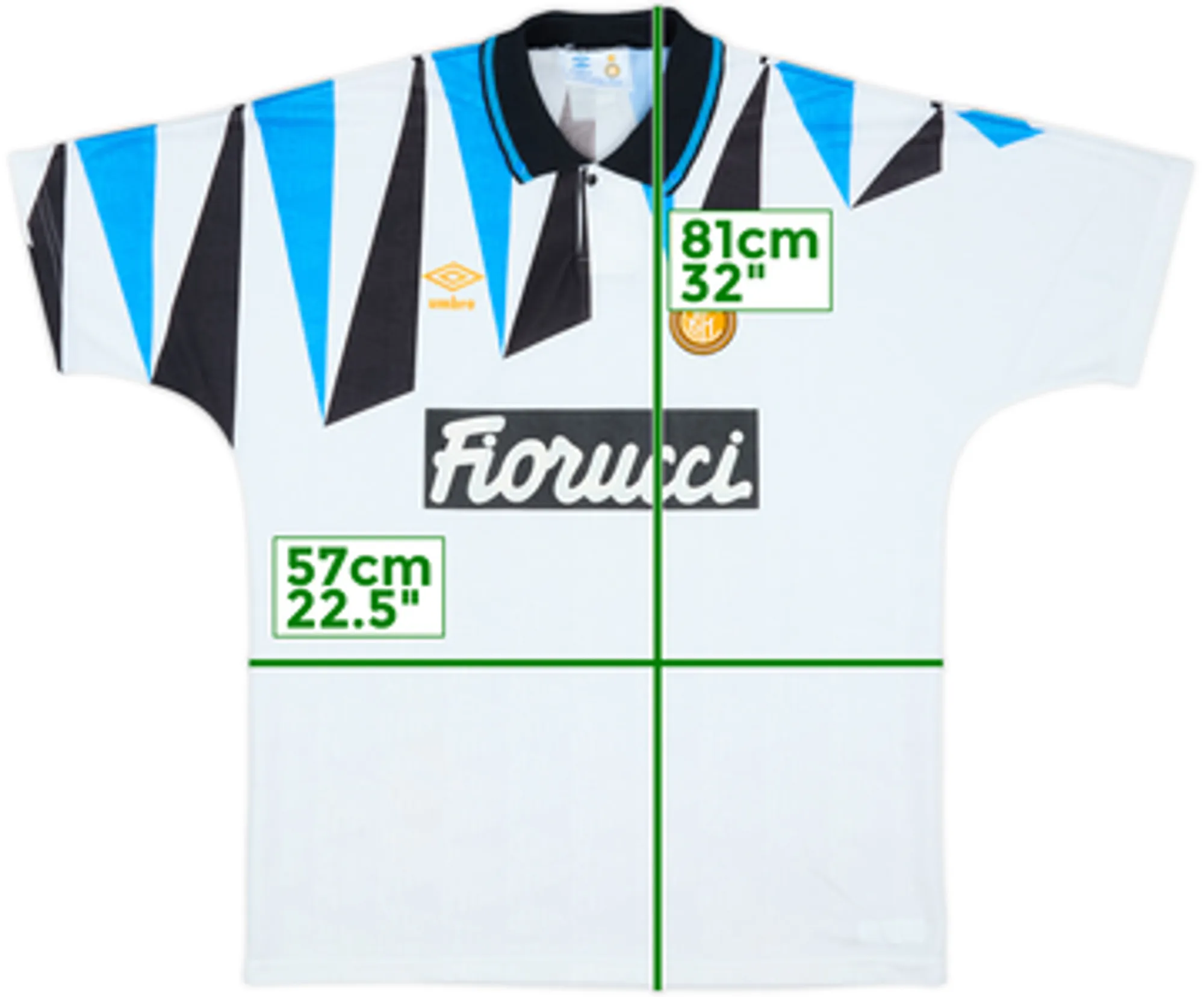 1992-93 Inter Milan Away Shirt - 9/10 - (XL)