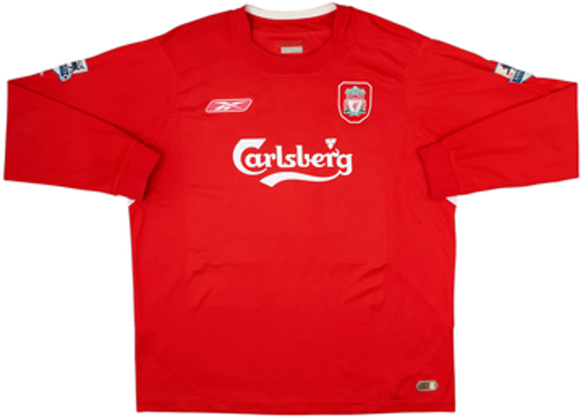 2004-06 Liverpool Home L/S Shirt Mellor #33 - 6/10 - (XL)