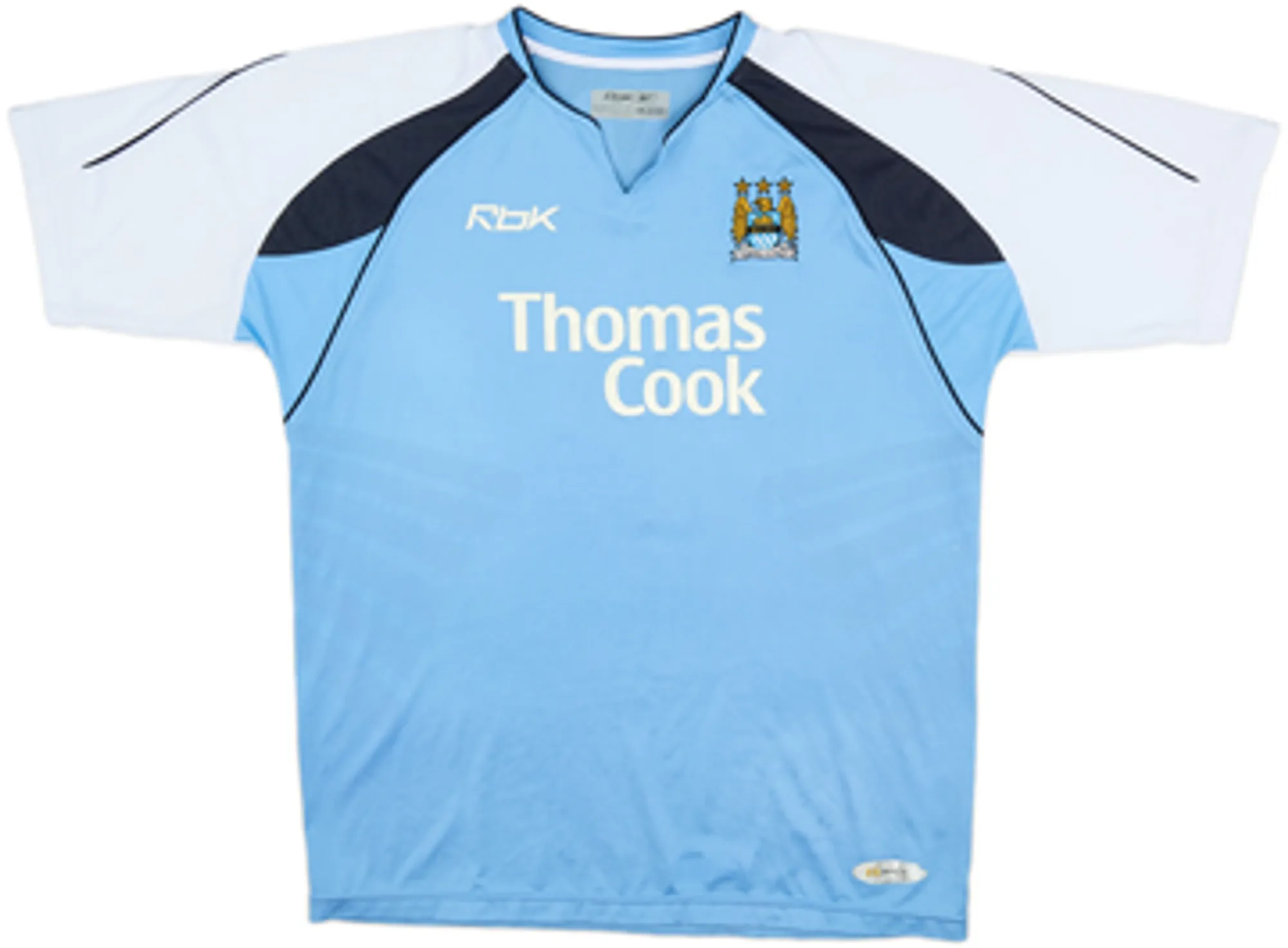 2006-07 Manchester City Home Shirt Dabo #5 - 7/10 - (L)