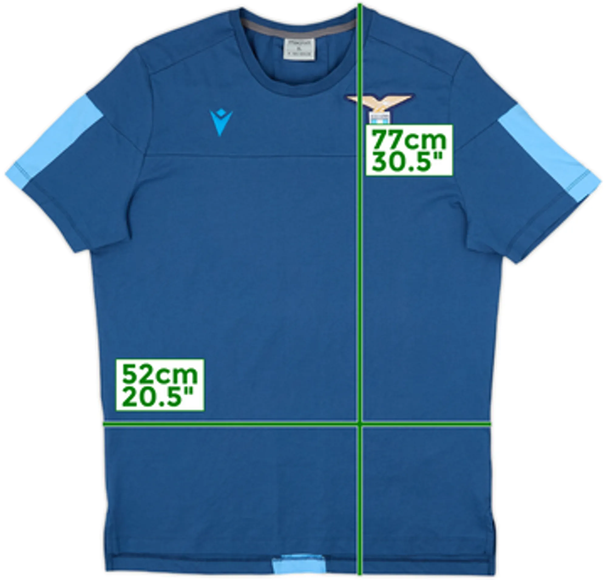 2019-20 Lazio Macron Cotton Tee - 9/10 - (XL)