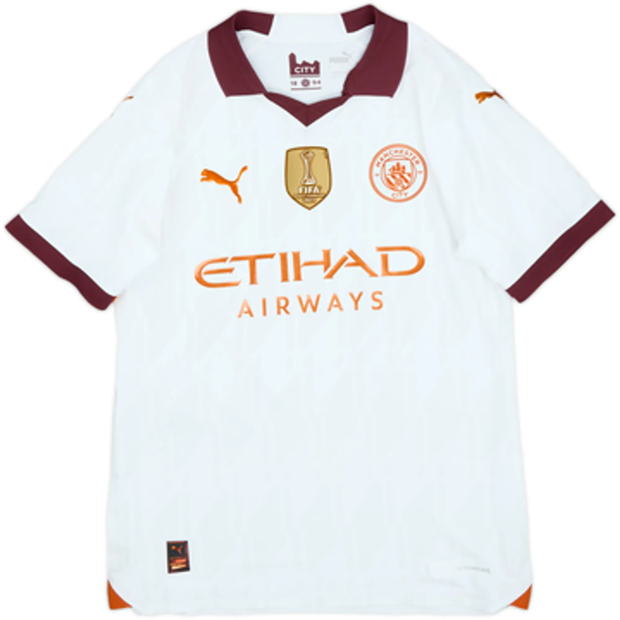 2023-24 Manchester City Authentic Away Shirt Haaland #9 - 8/10 - (S)