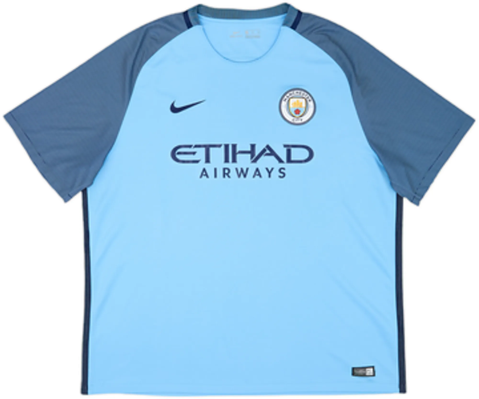 2016-17 Manchester City Home Shirt Kun Aguero #10 - 6/10 - (M)