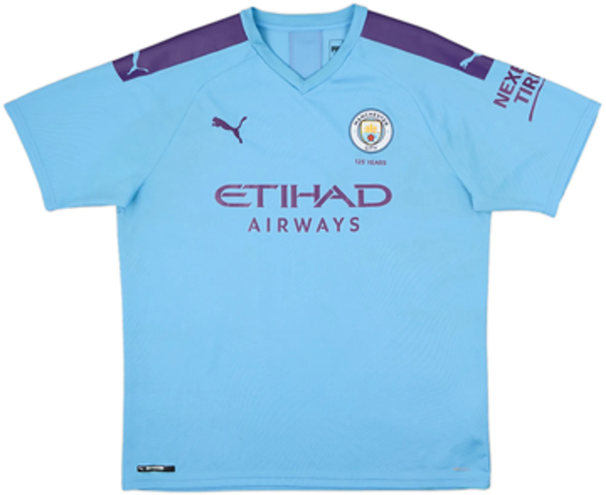 2019-20 Manchester City Home Shirt Kun Aguero #10 - 9/10 - (XXL)