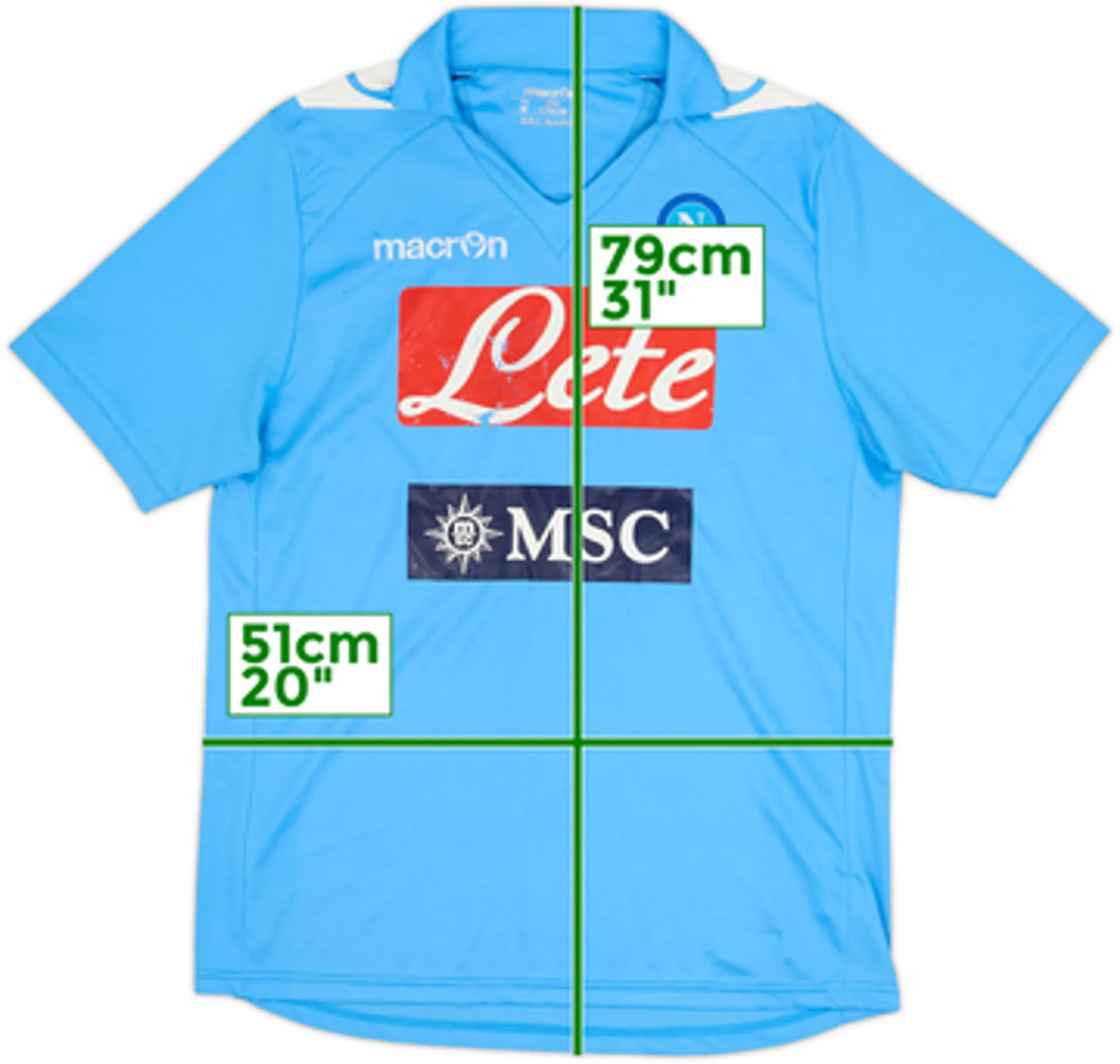 2014-15 Napoli European Home Shirt - 5/10 - (M)
