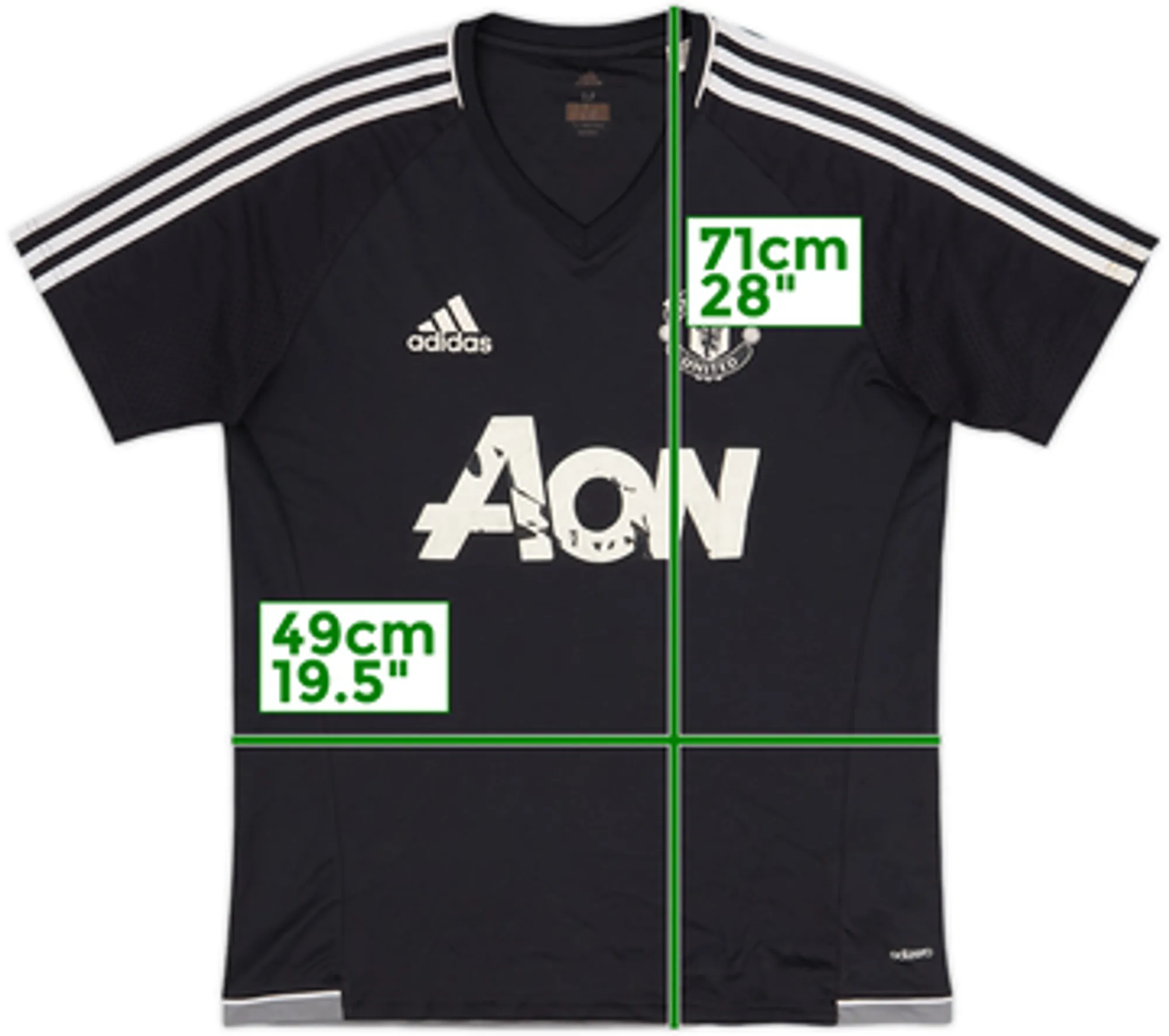 2017-18 Manchester United adizero Training Shirt - 4/10 - (M)