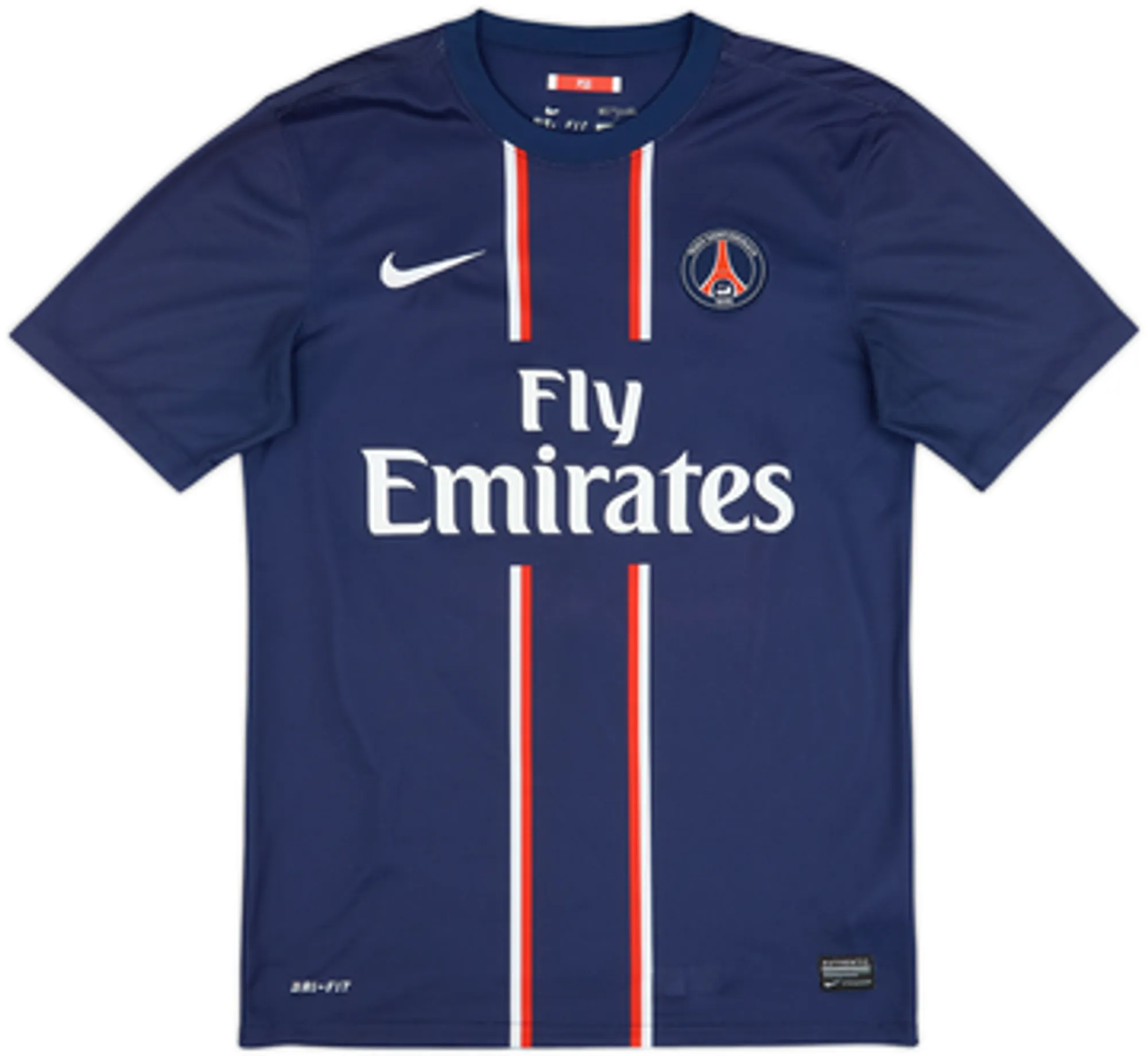 2012-13 Paris Saint-Germain Home Shirt Beckham #32 - 7/10 - (S)