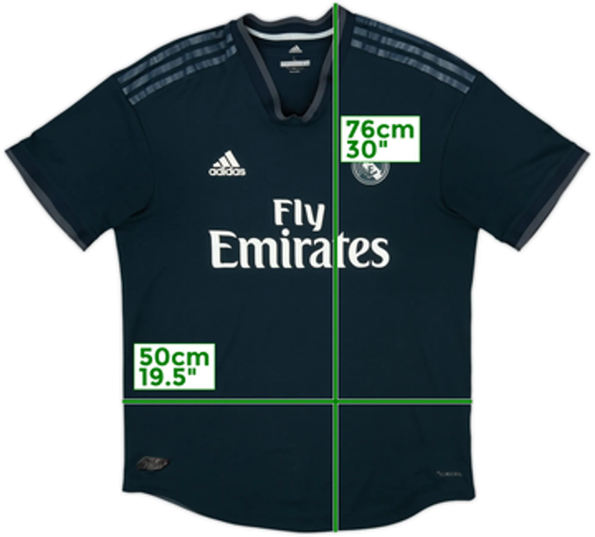 2018-19 Real Madrid Authentic Away Shirt - 7/10 - (L)
