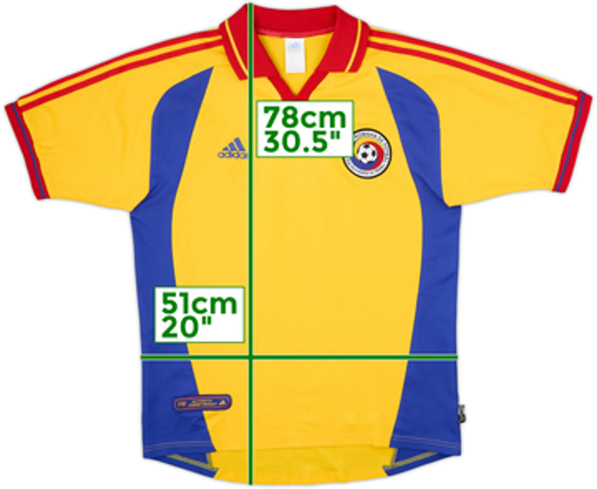 2000-02 Romania Home Shirt - 6/10 - (S)