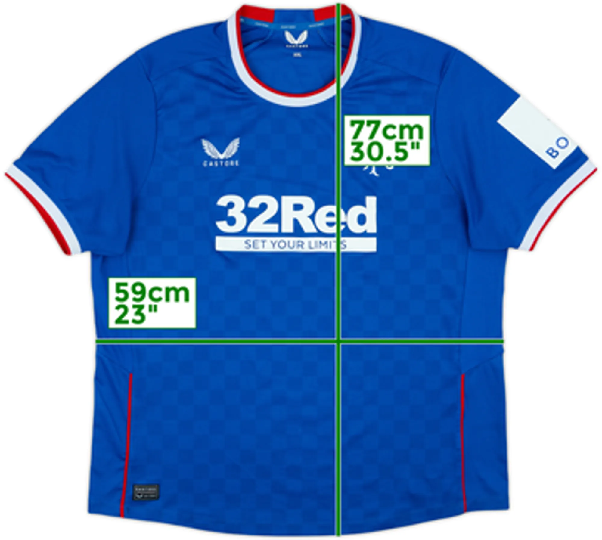 2022-23 Rangers Home Shirt - 7/10 - (XL)