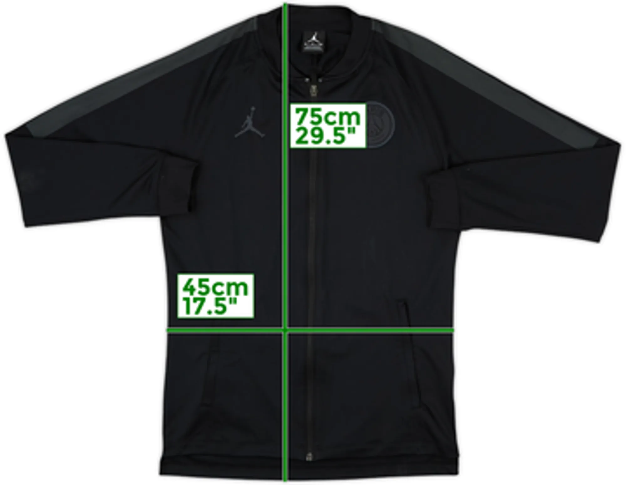 2018-19 Paris Saint-Germain Nike Jordan Track Jacket - 8/10 - (S)