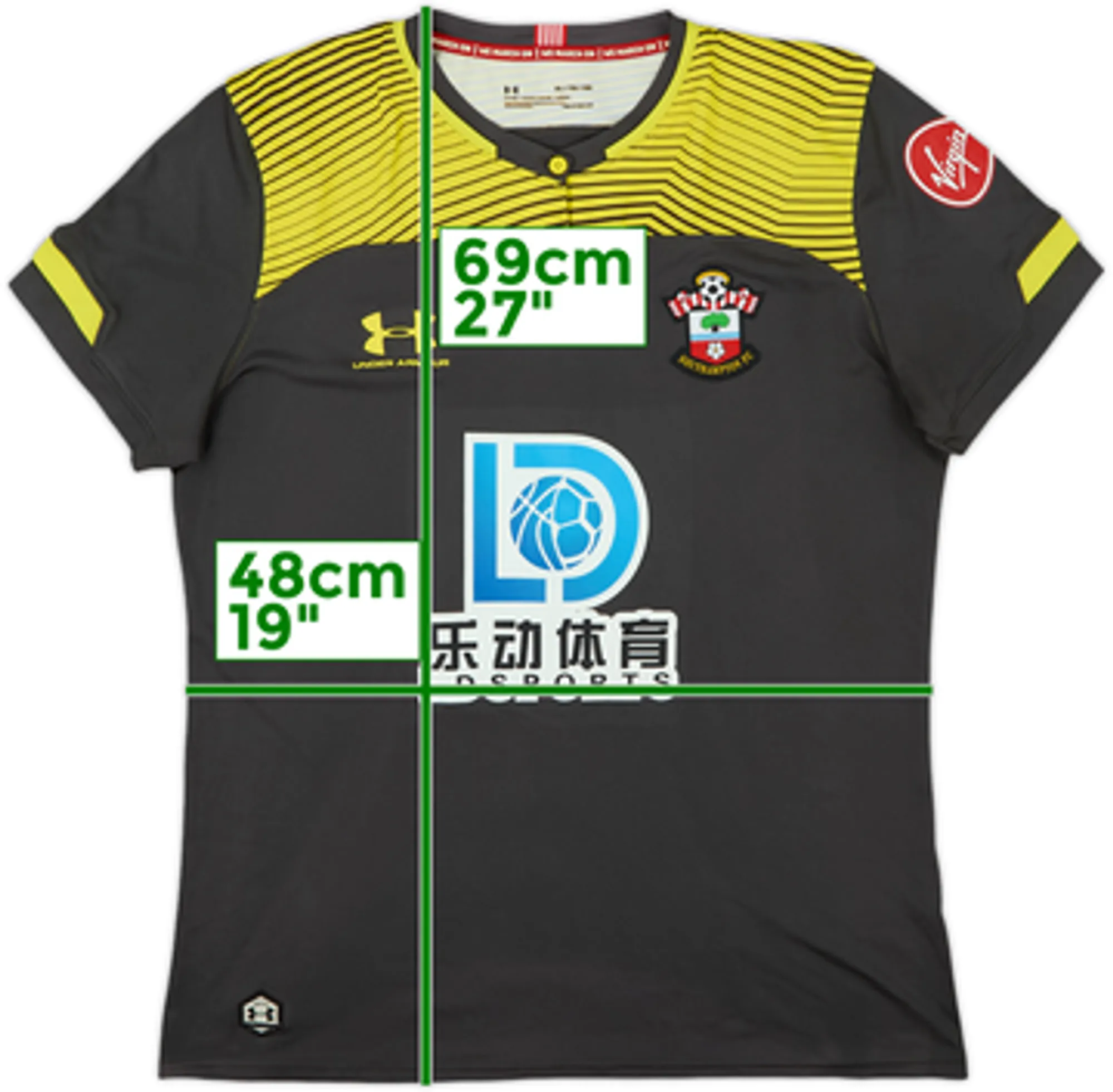 2019-20 Southampton Away Shirt - 7/10 - (Women's XL)