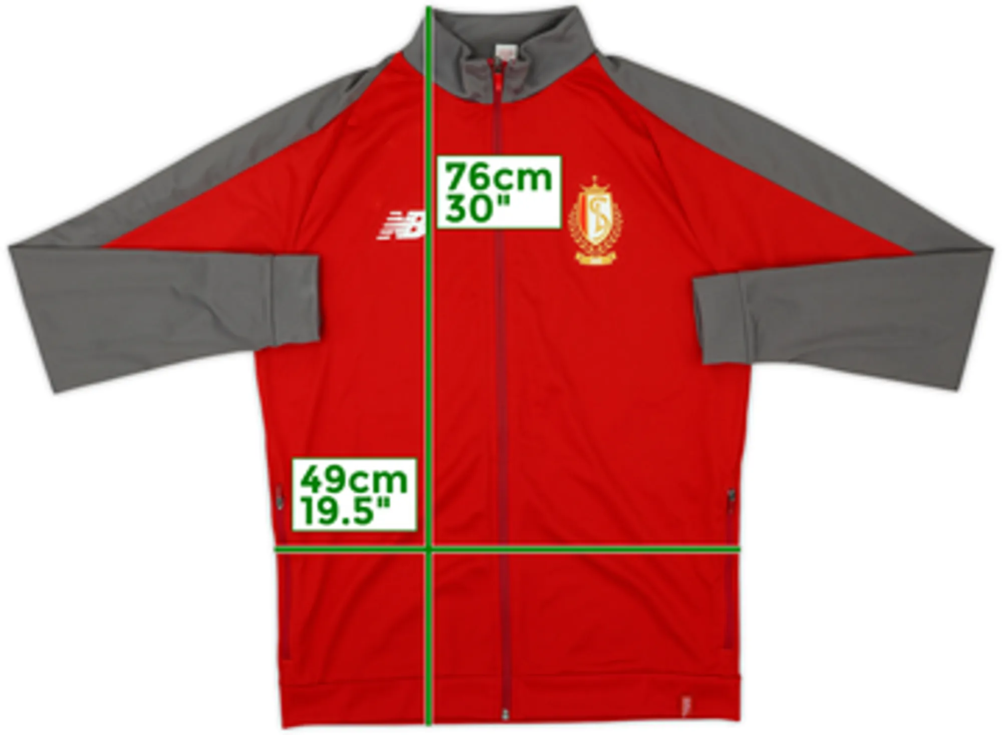 2019-20 Standard Liege New Balance Track Jacket - 9/10 - (S)