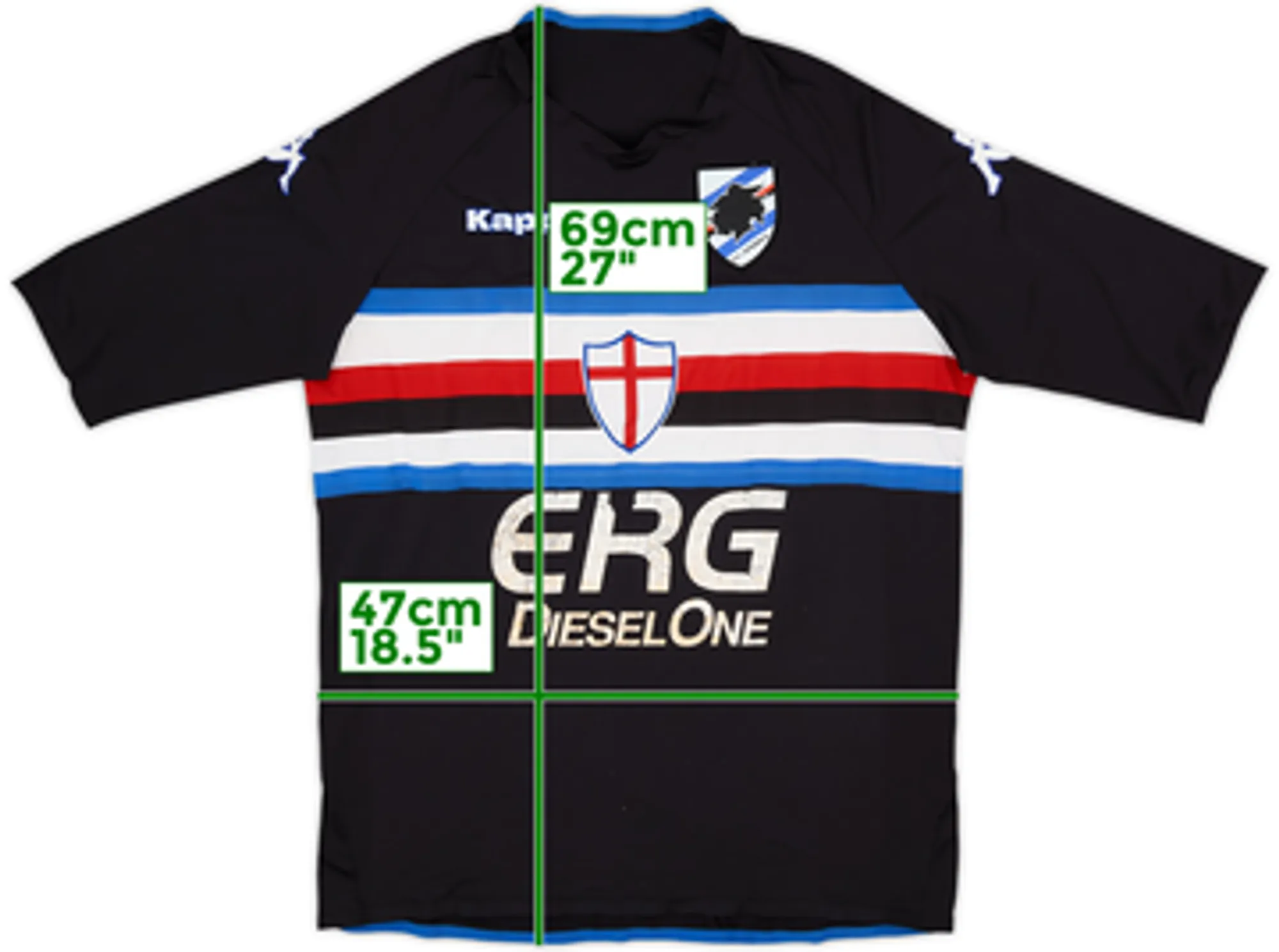 2006-07 Sampdoria Player Issue Third Shirt - 5/10 - (L)