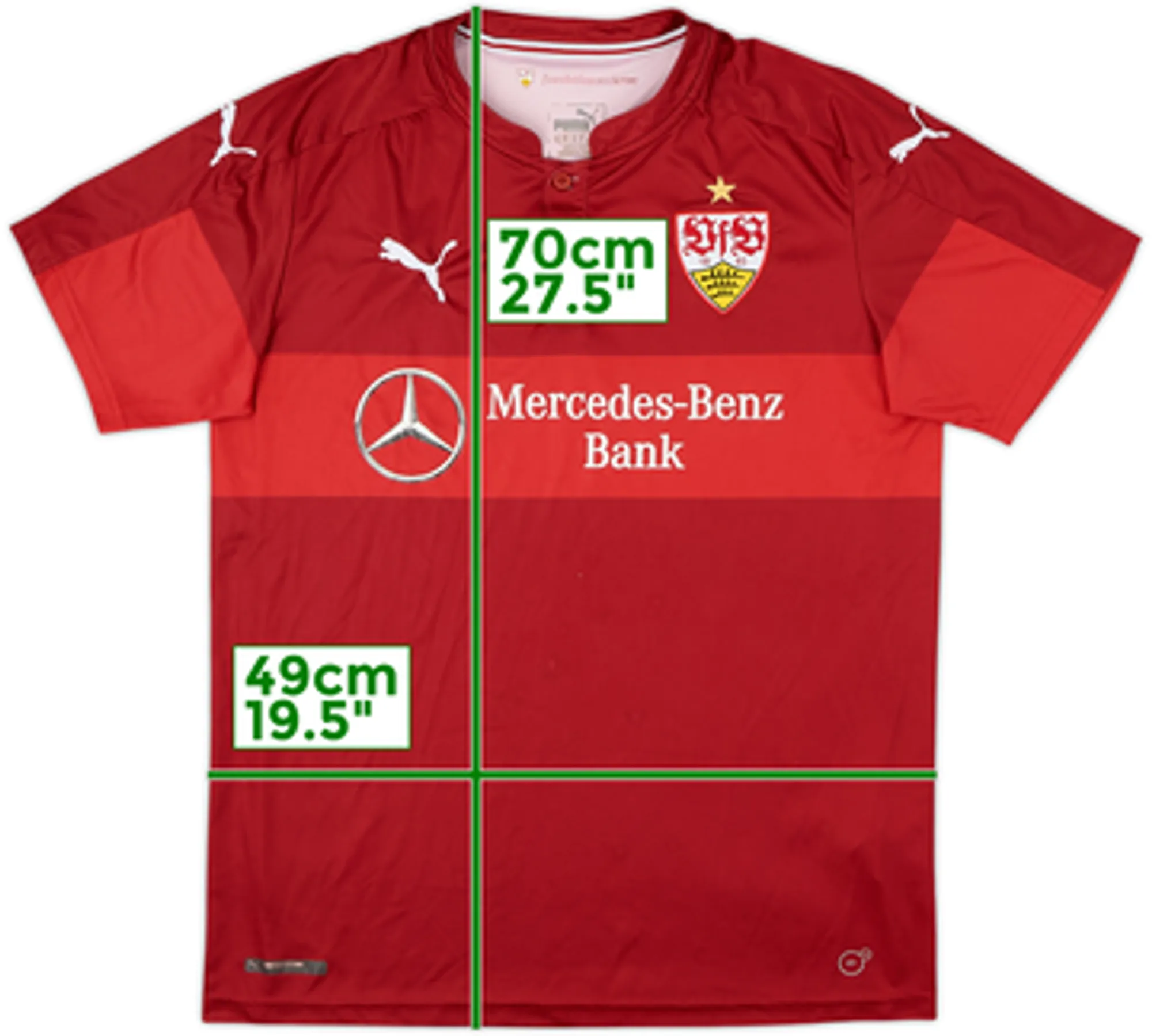 2016-17 Stuttgart Away Shirt - 6/10 - (XL.Boys)
