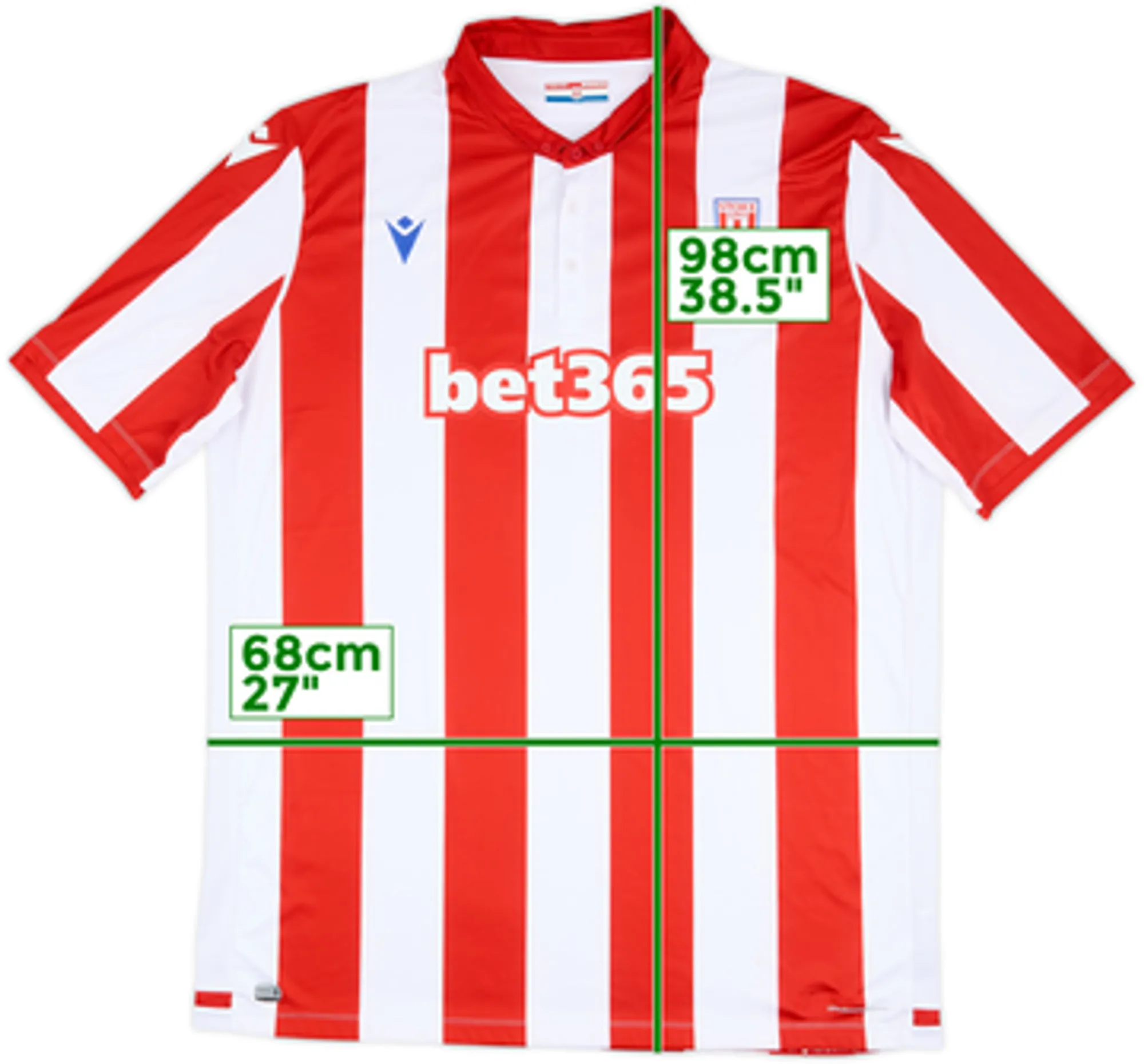 2019-20 Stoke City Home Shirt - 9/10 - (7XL)