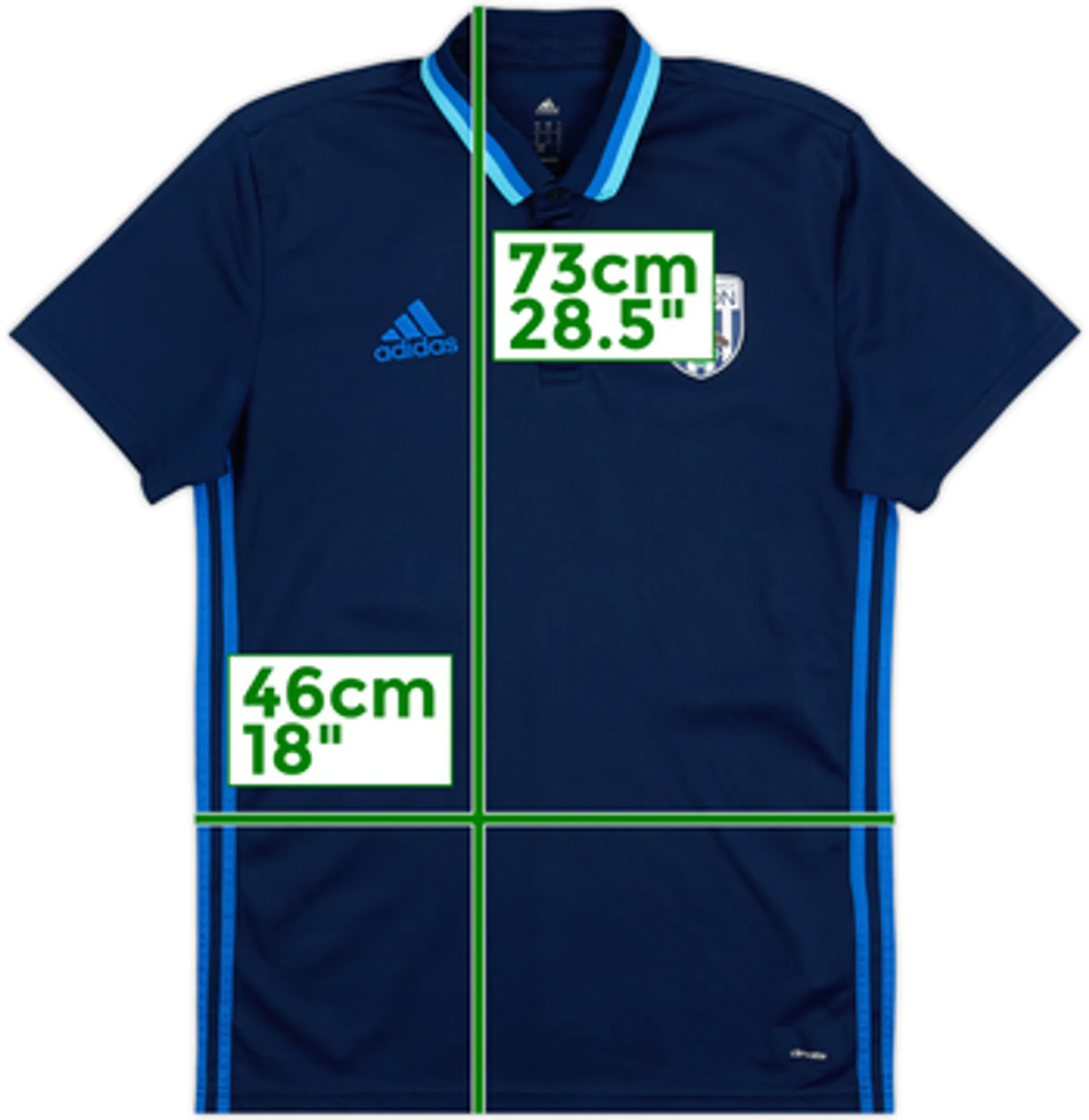 2015-16 West Brom adidas Polo Shirt - 6/10 - (M)