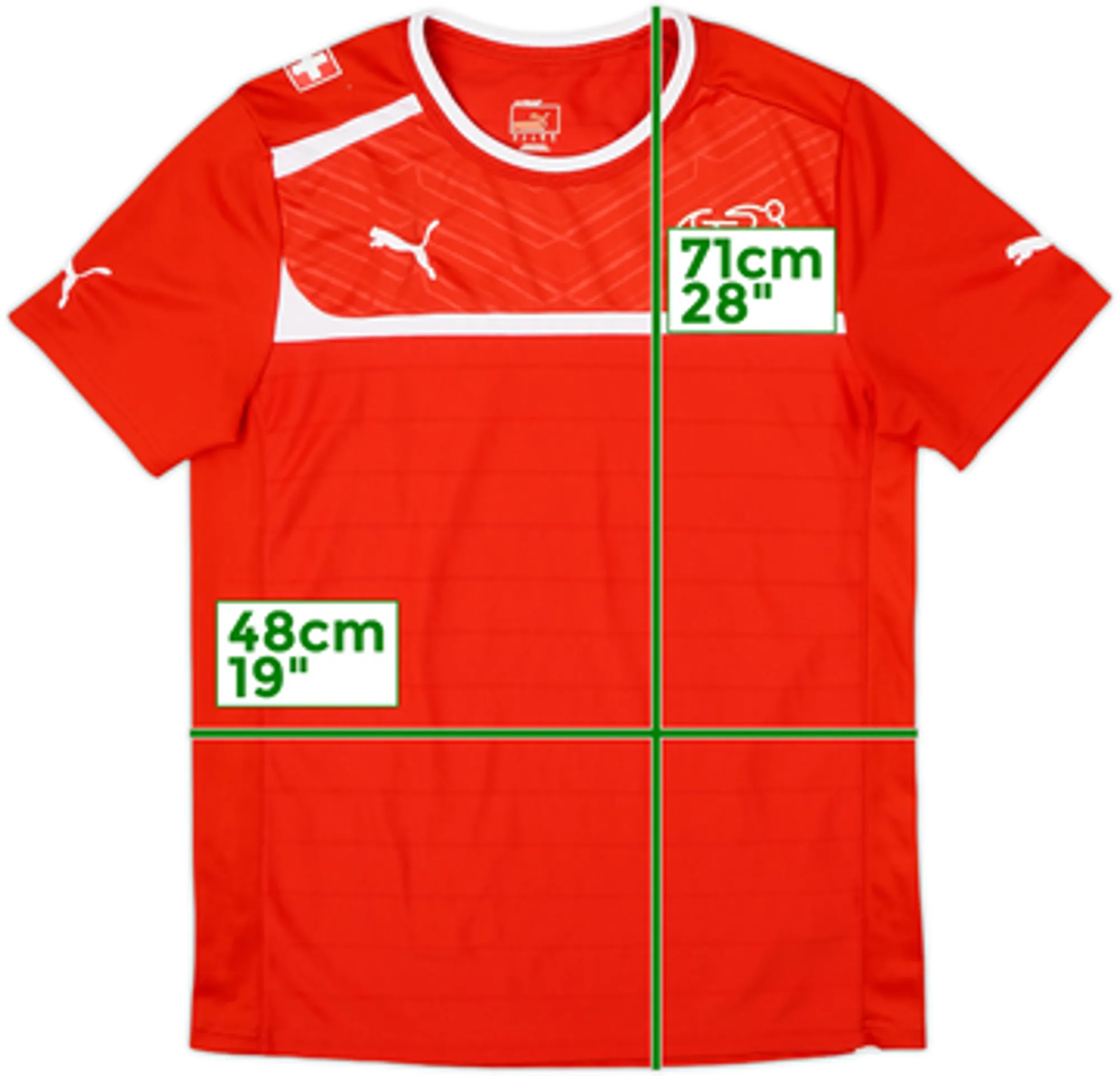 2012-14 Switzerland Puma Training Shirt - 10/10 - (M)