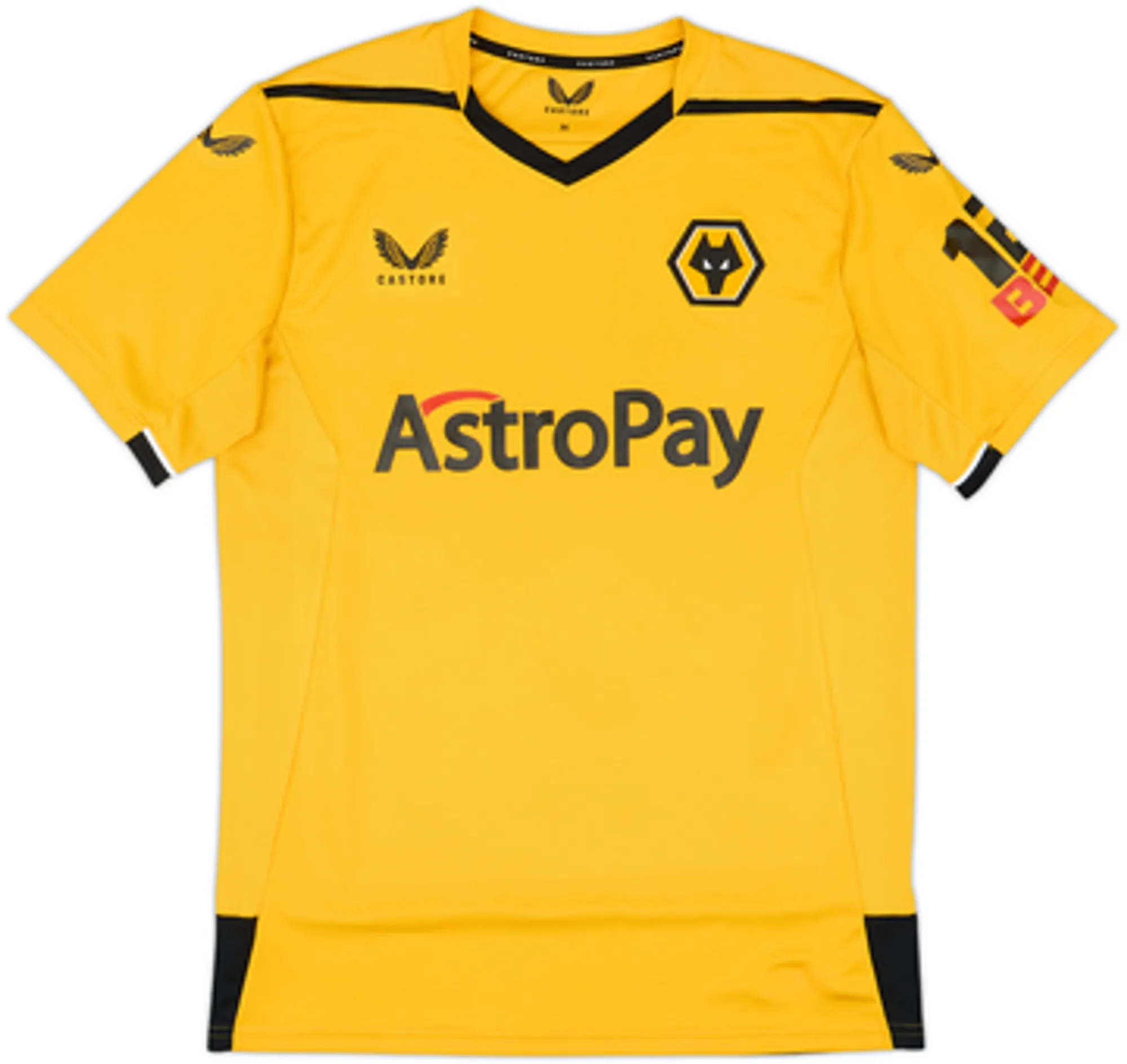 2022-23 Wolves Home Shirt Neves #8 - 8/10 - (M)