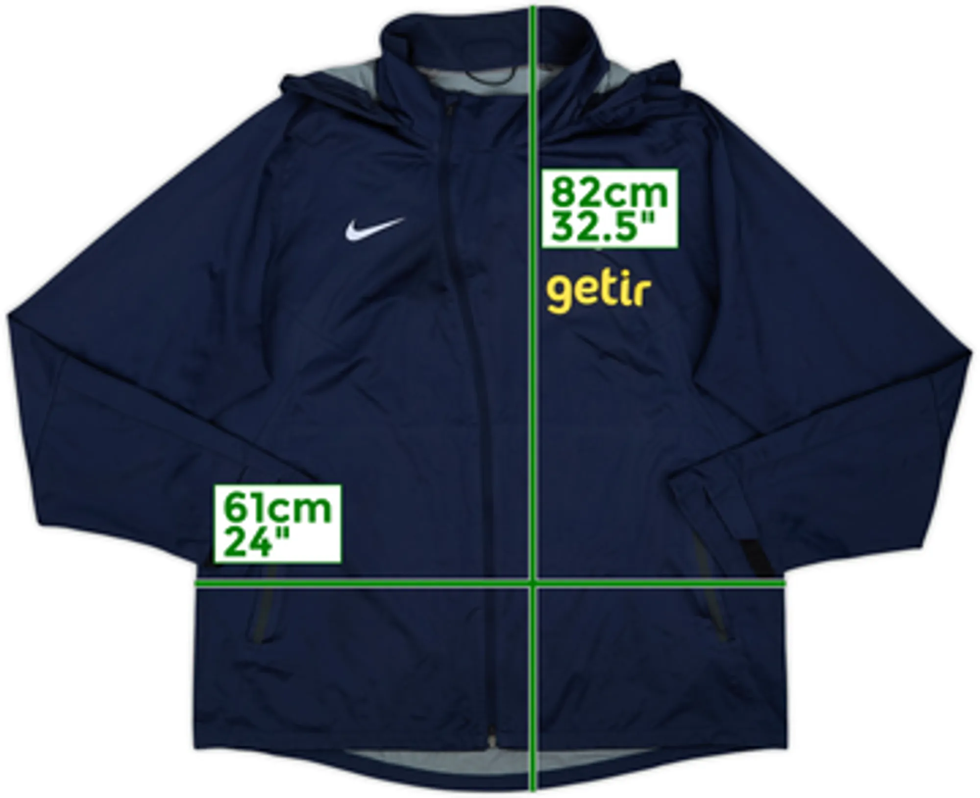 2023-24 Tottenham Nike Hooded Track Jacket - 9/10 - (XL)