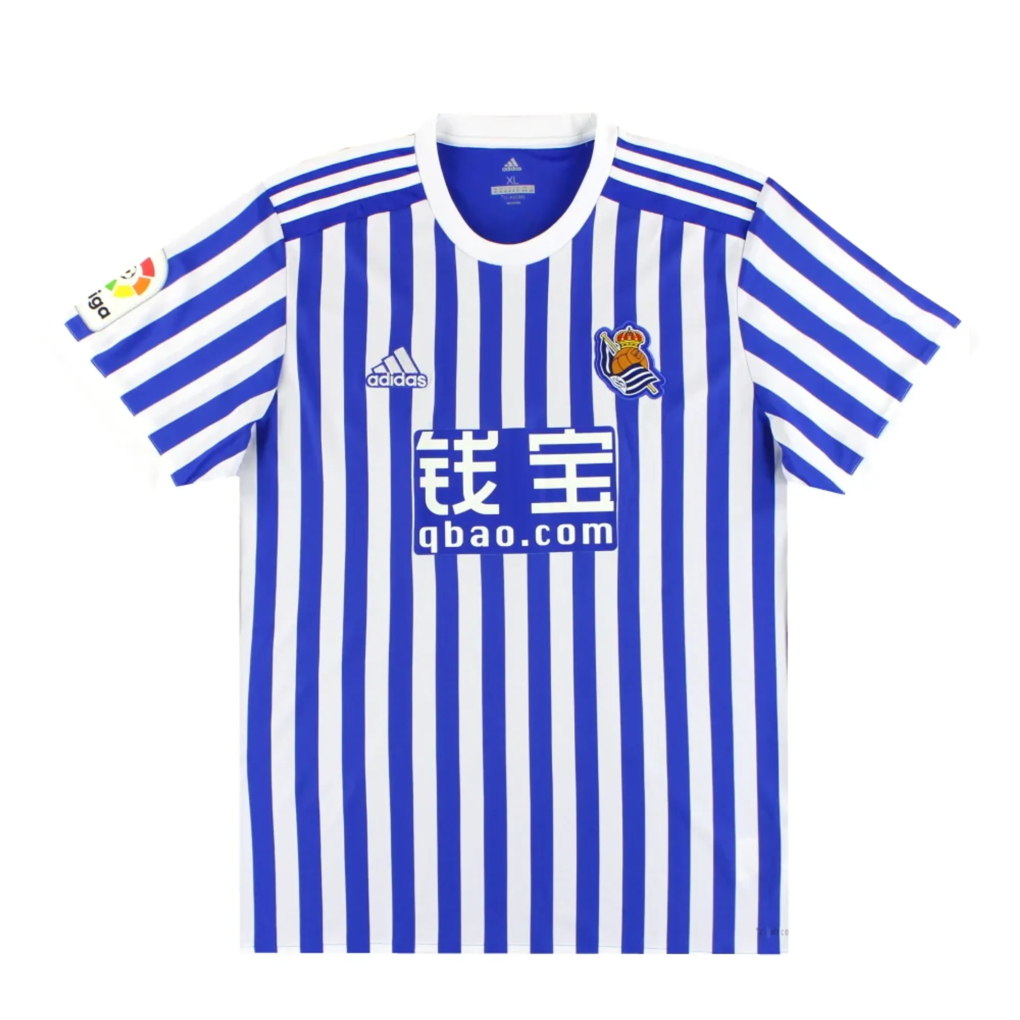 2017-18 Real Sociedad adidas Home Shirt *Mint* XL - Real Sociedad / Mint 