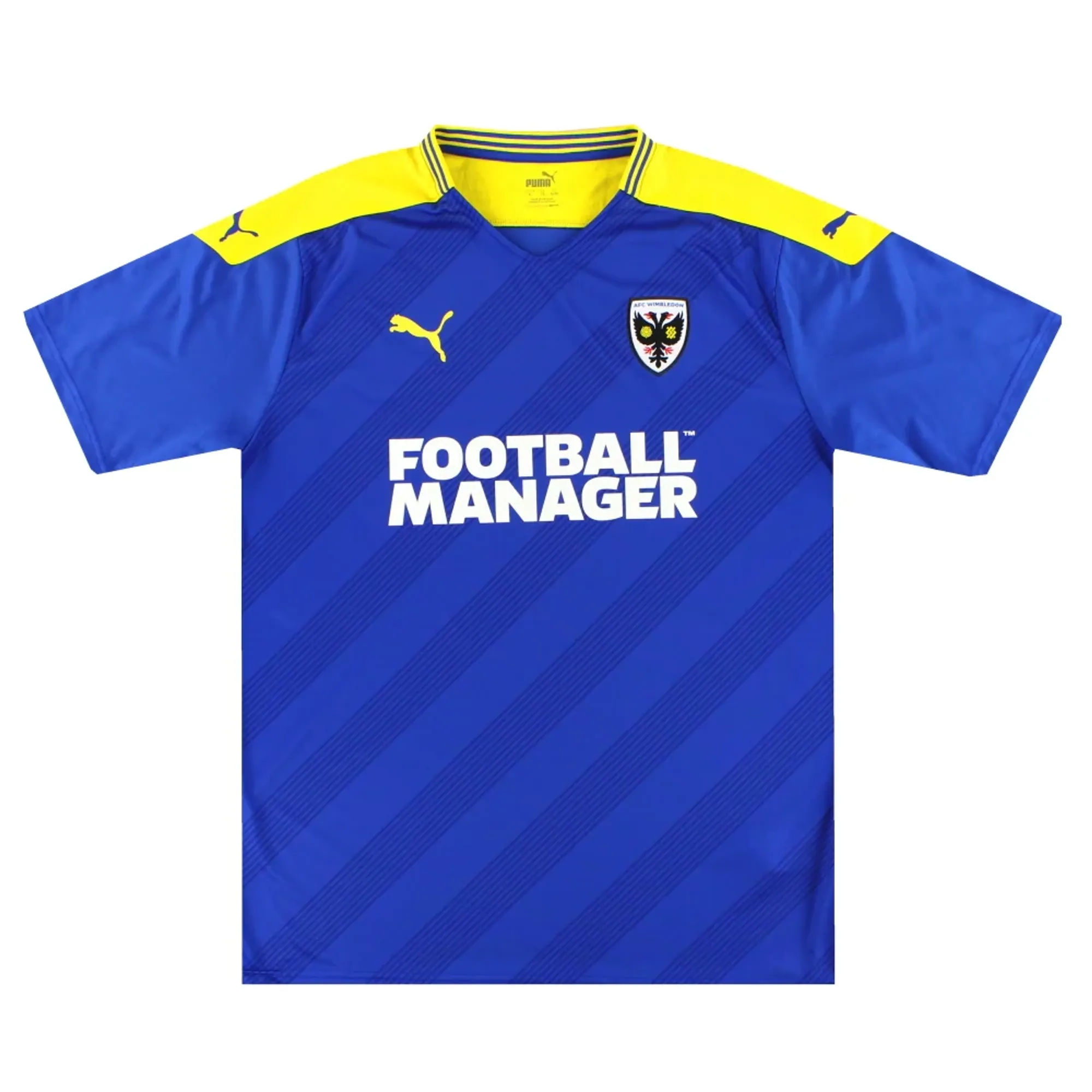 2021-22 AFC Wimbledon Puma Home Shirt XL - Wimbledon / Excellent 