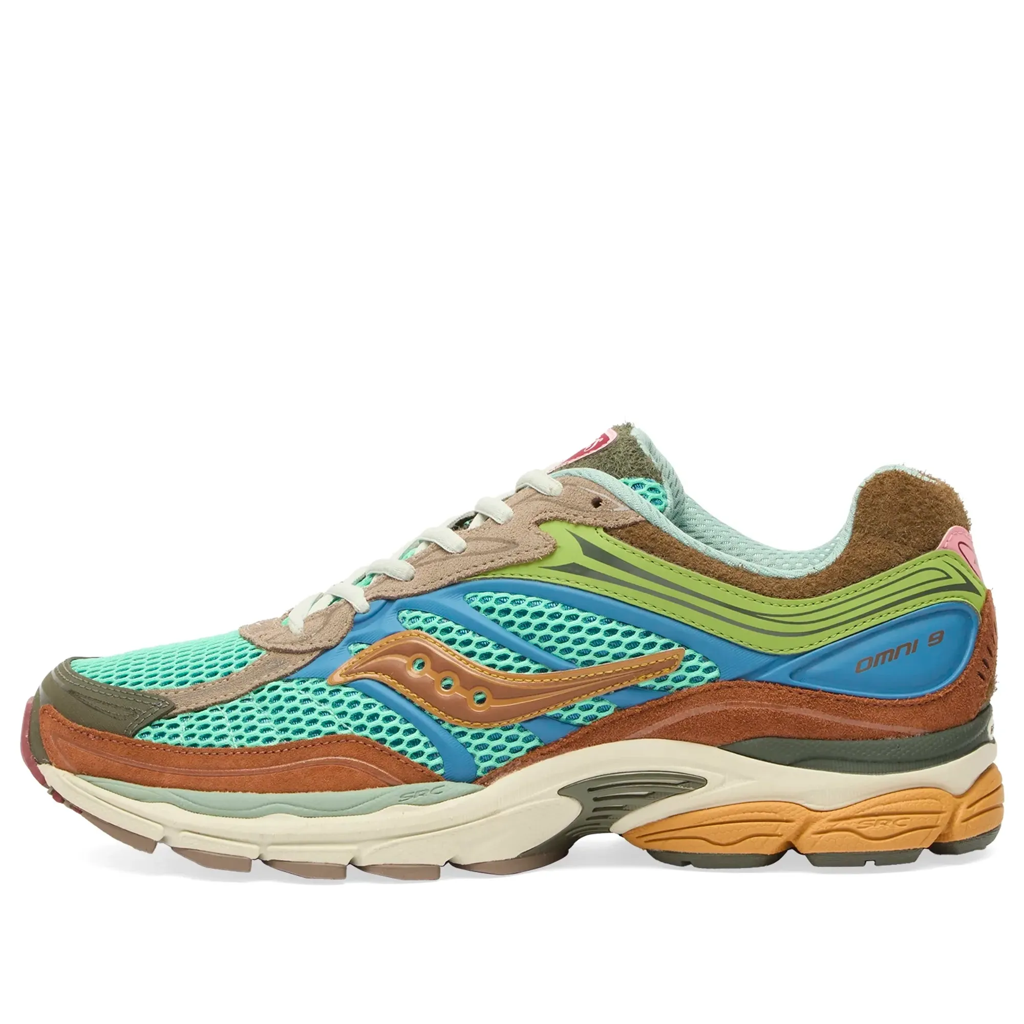Saucony Men's x Sneaker Politics Pro Grid Onmi 9 Sneaker Multi Colour