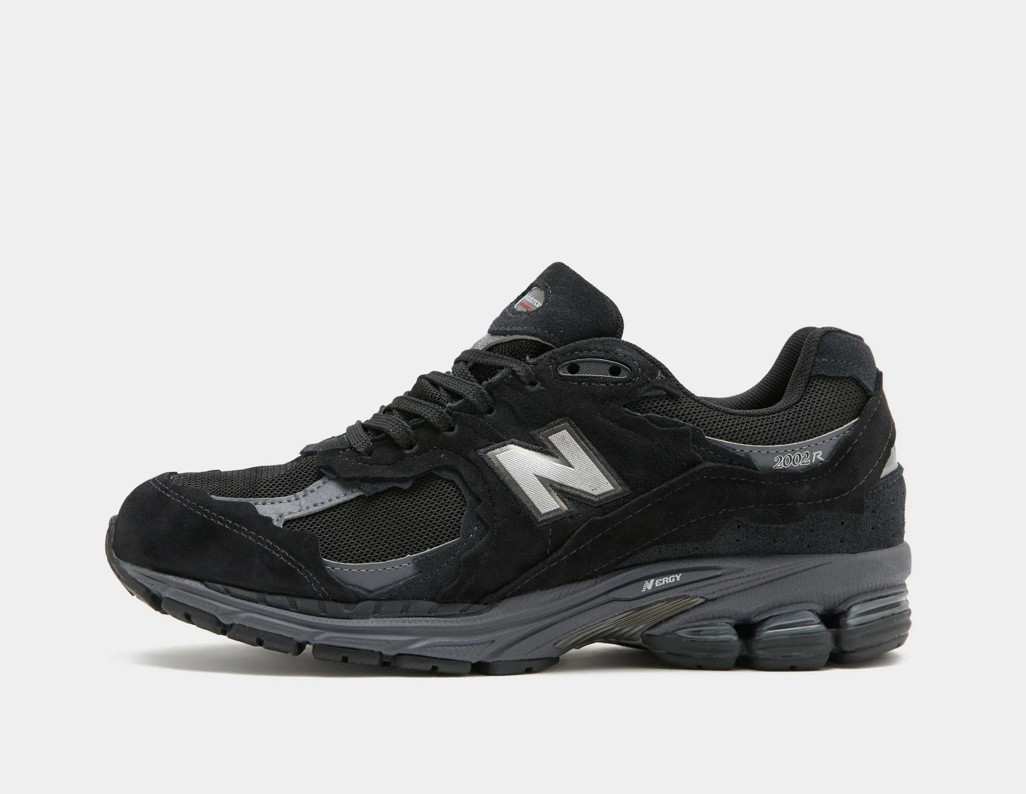 New Balance Unisex U2002DX in Black/Grey Suede/Mesh
